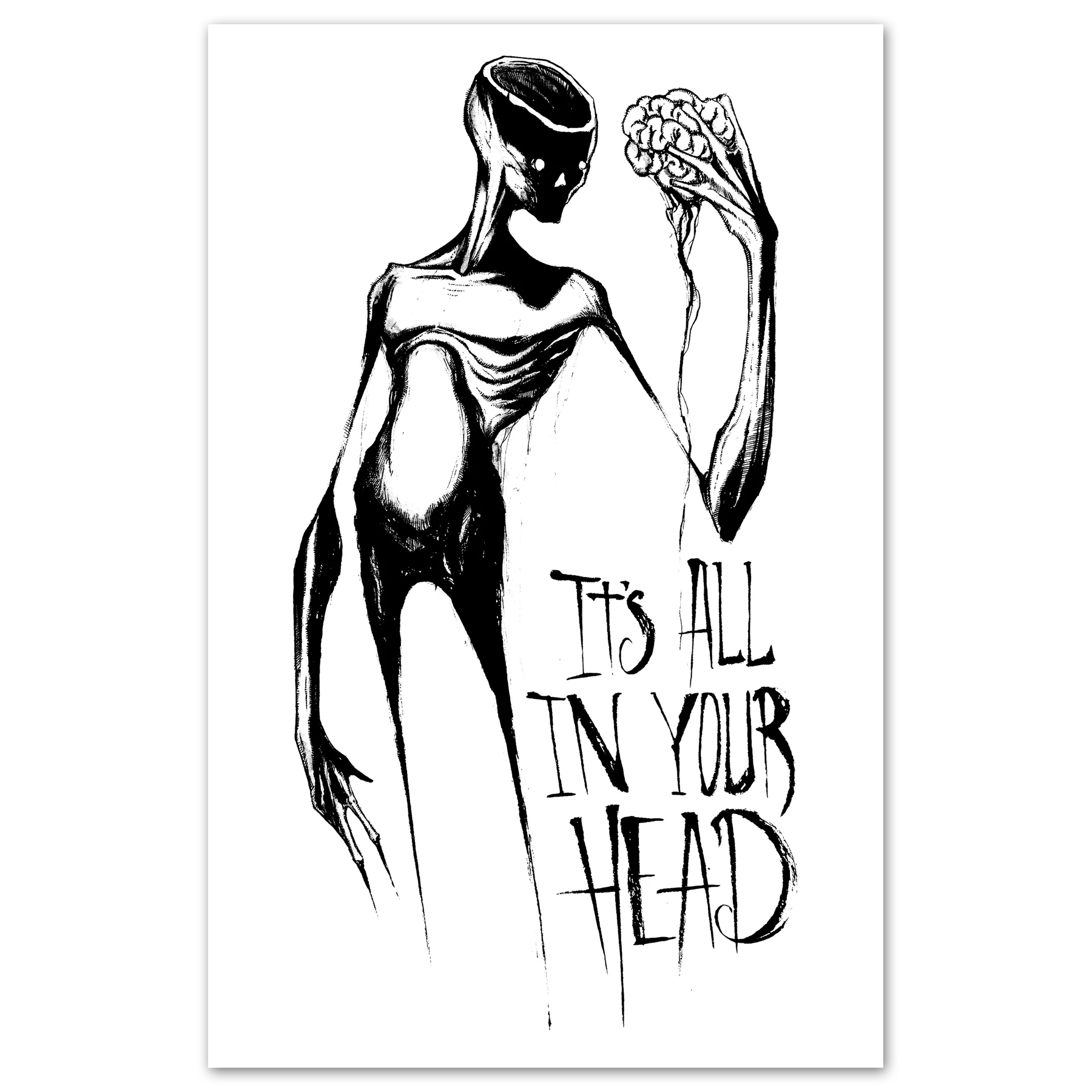All In Your Head Print