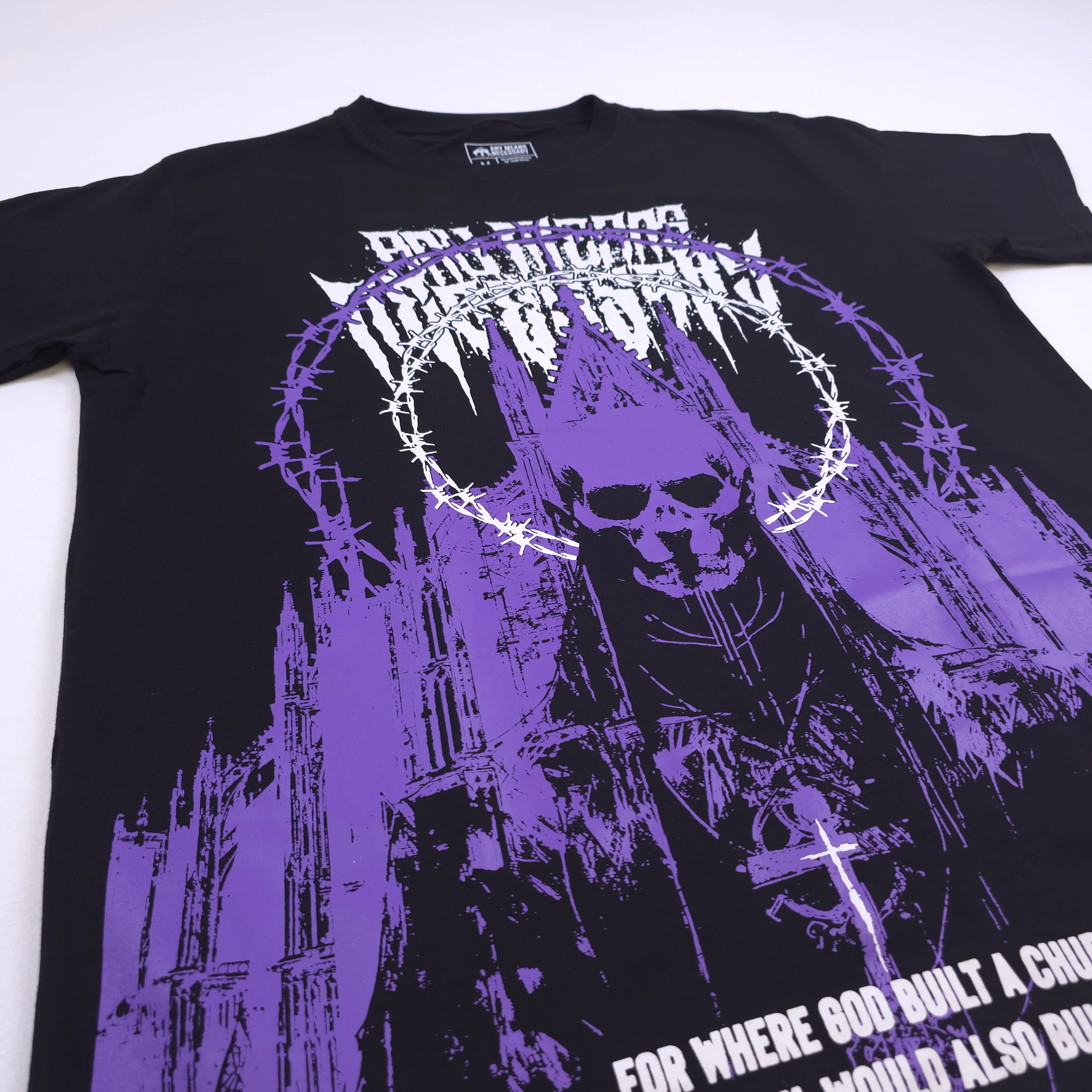 Cathedral T-Shirt Black/Purple
