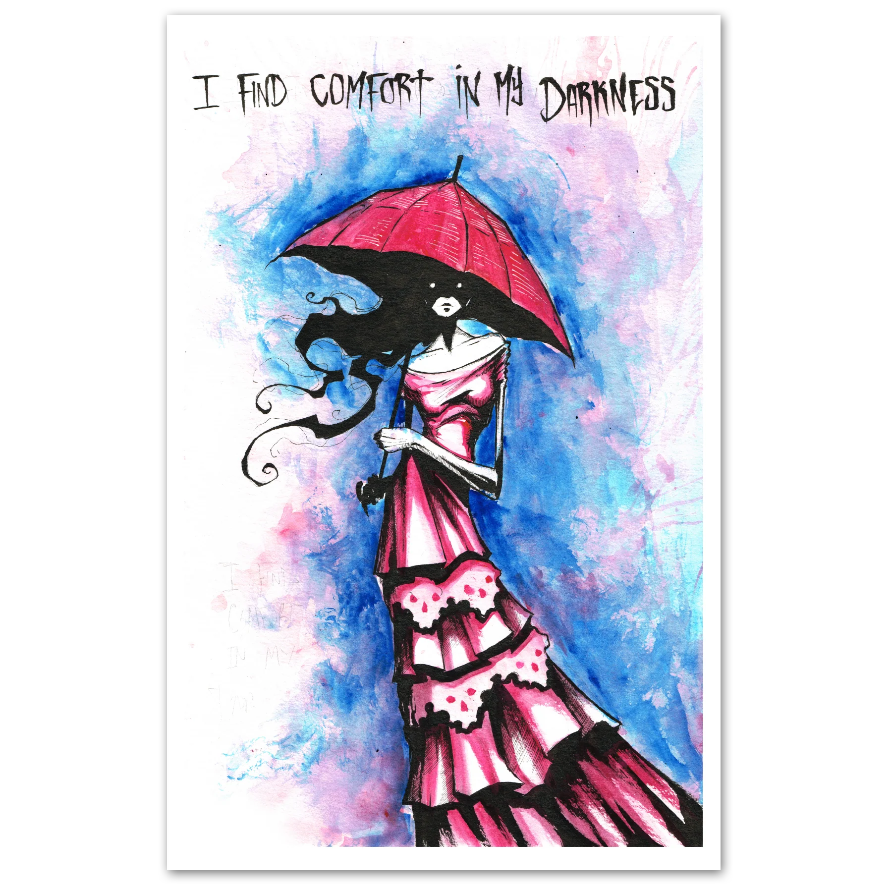 Find Comfort In Darkness Print