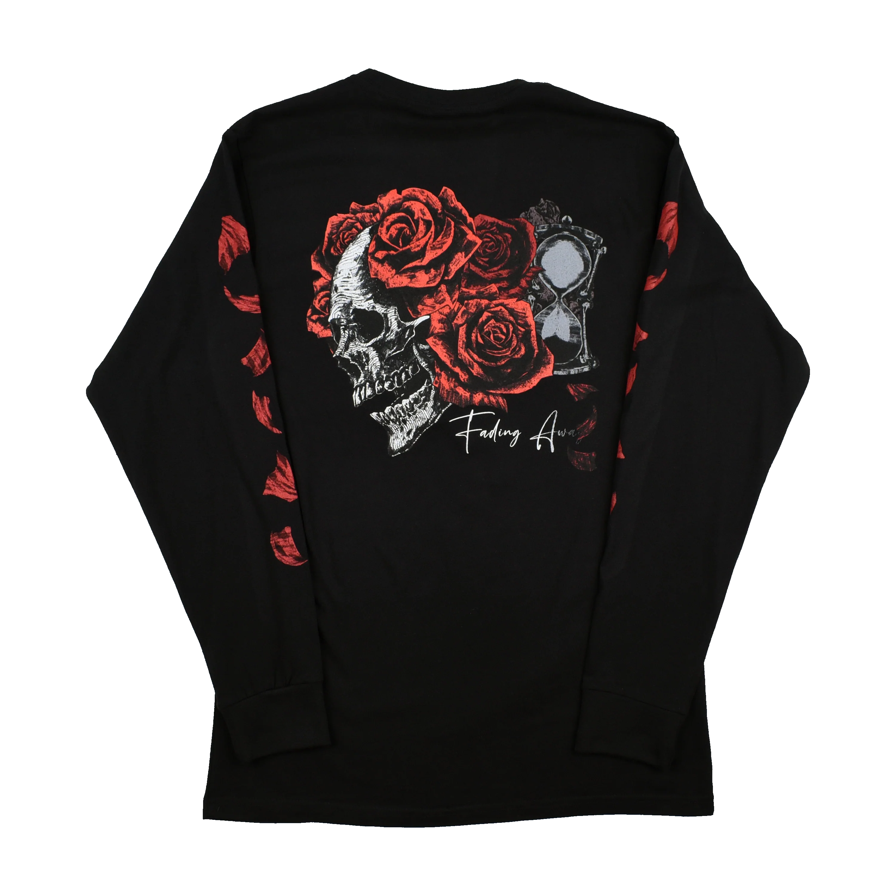 Fading Away Long Sleeve T-Shirt Black