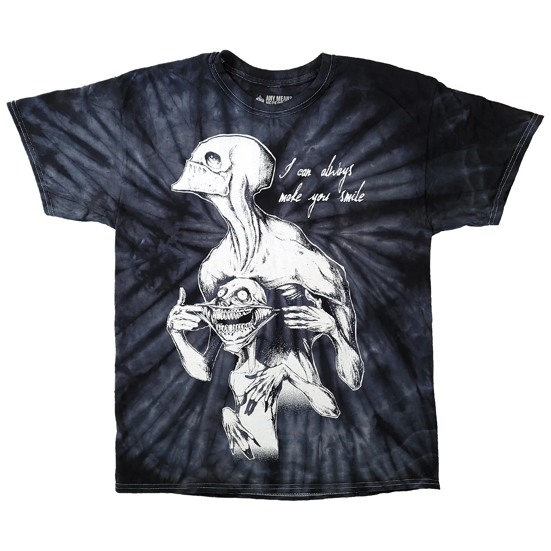 Always Smile T-Shirt Spider Black