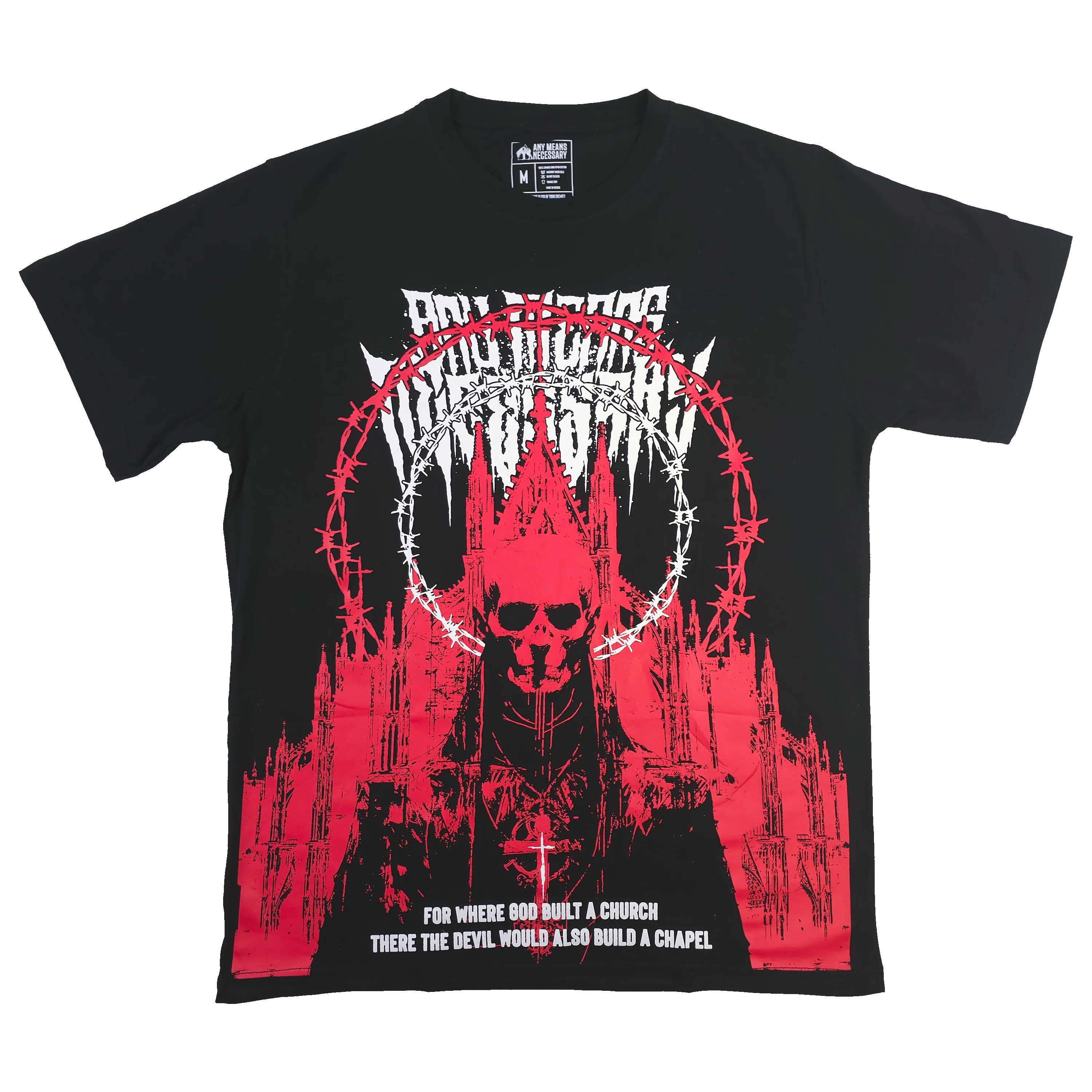 Cathedral T-Shirt Black/Red