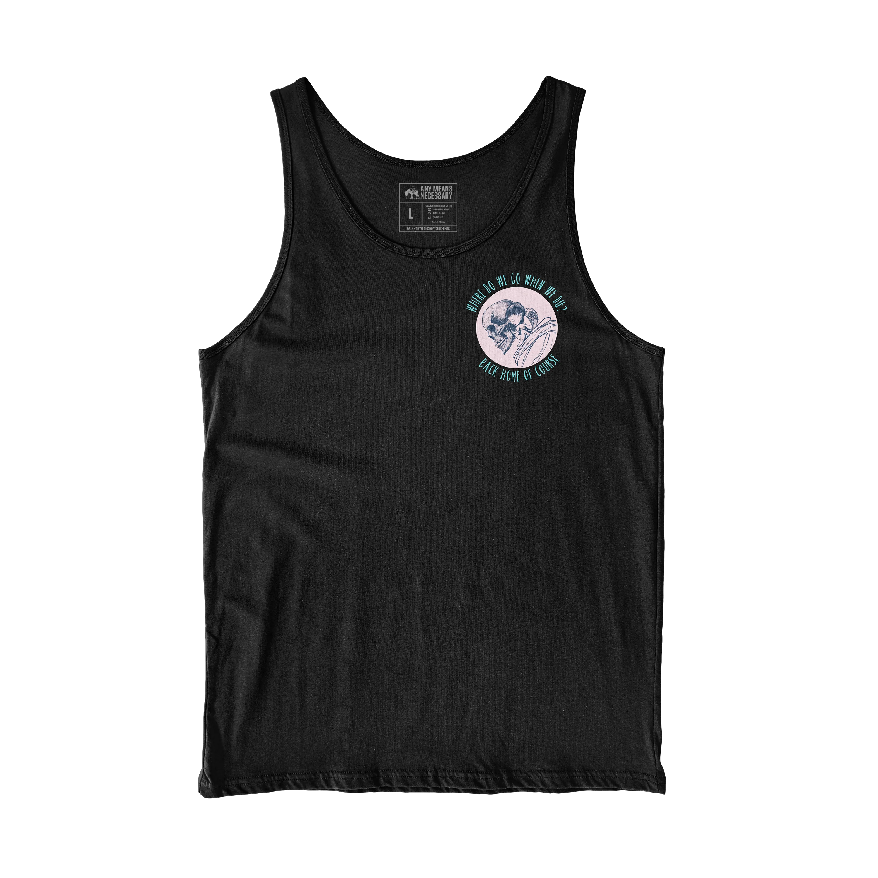 Back Home Tank Top Black