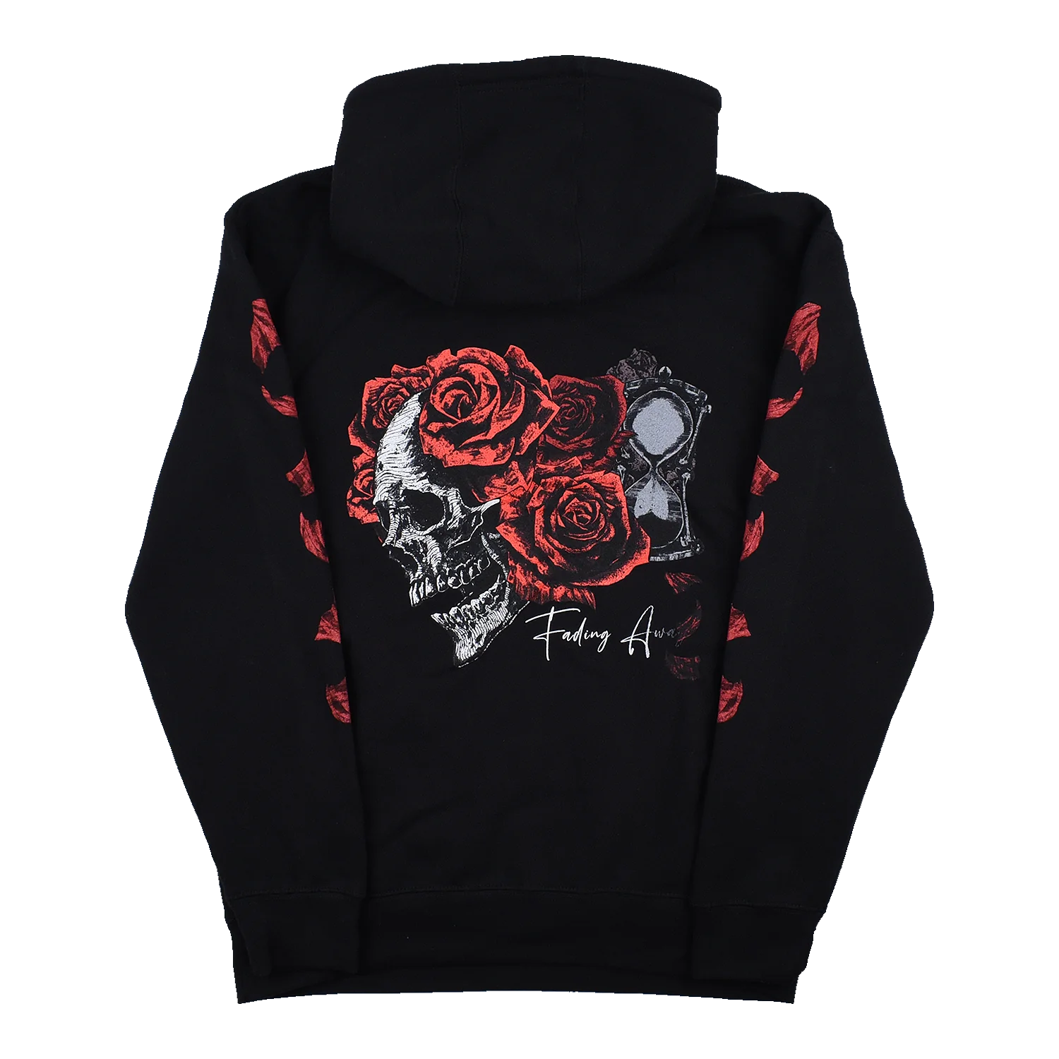 Fading Away Pullover Hoodie Black