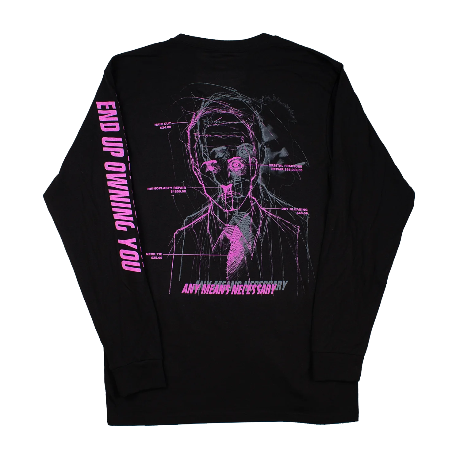 Fight Club Long Sleeve T-Shirt Black