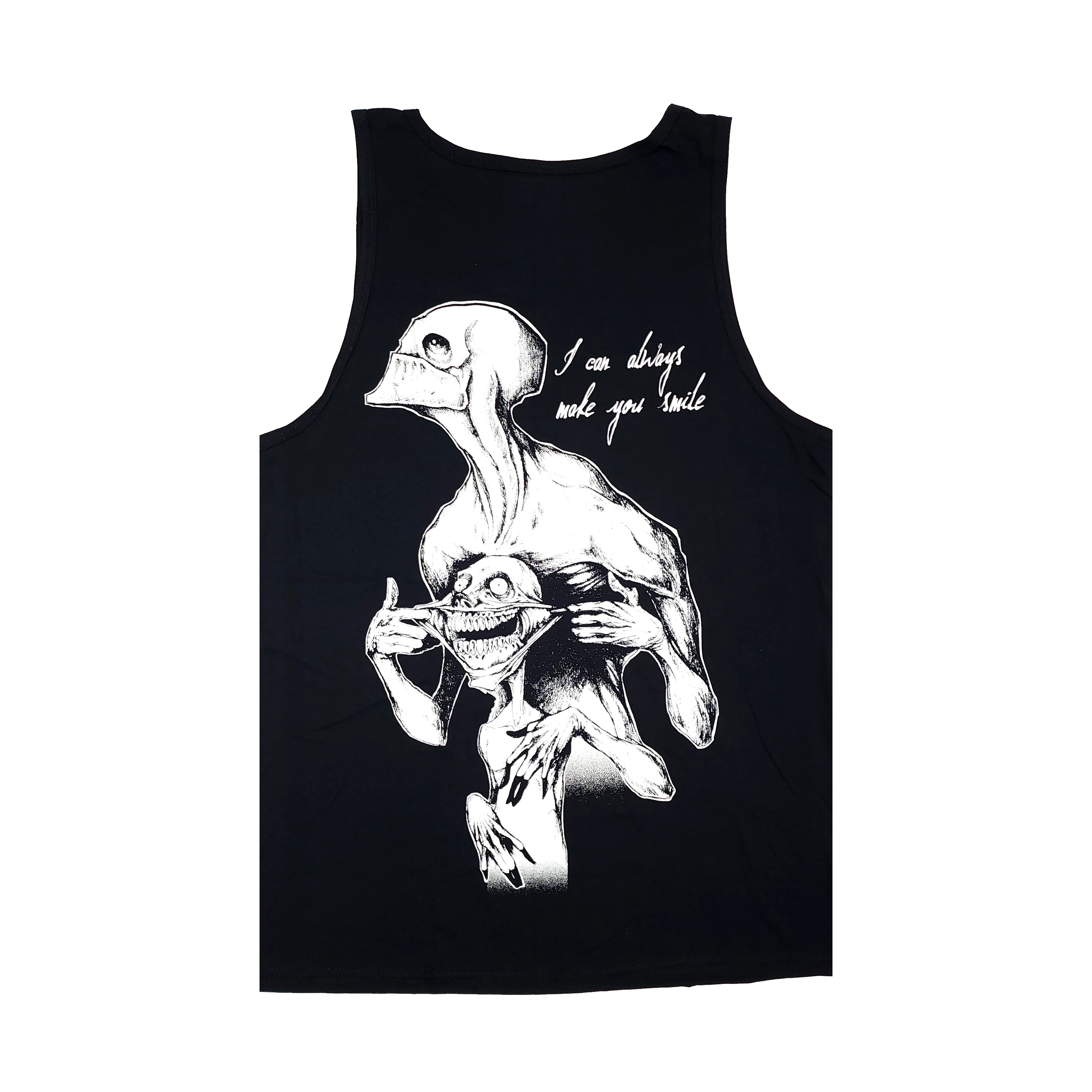 Always Smile Tank Top Black