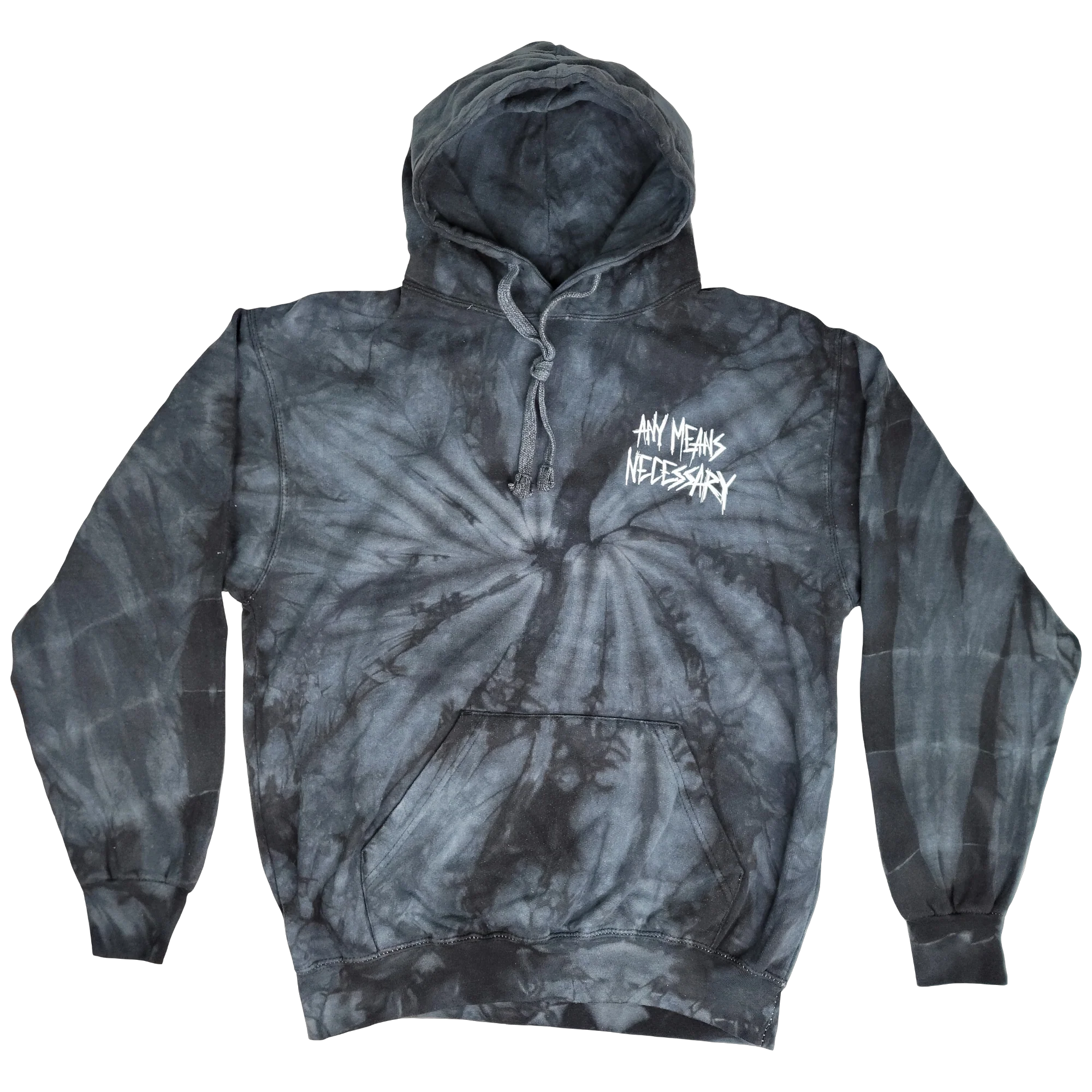 Always Smile Pullover Hoodie Spider Black