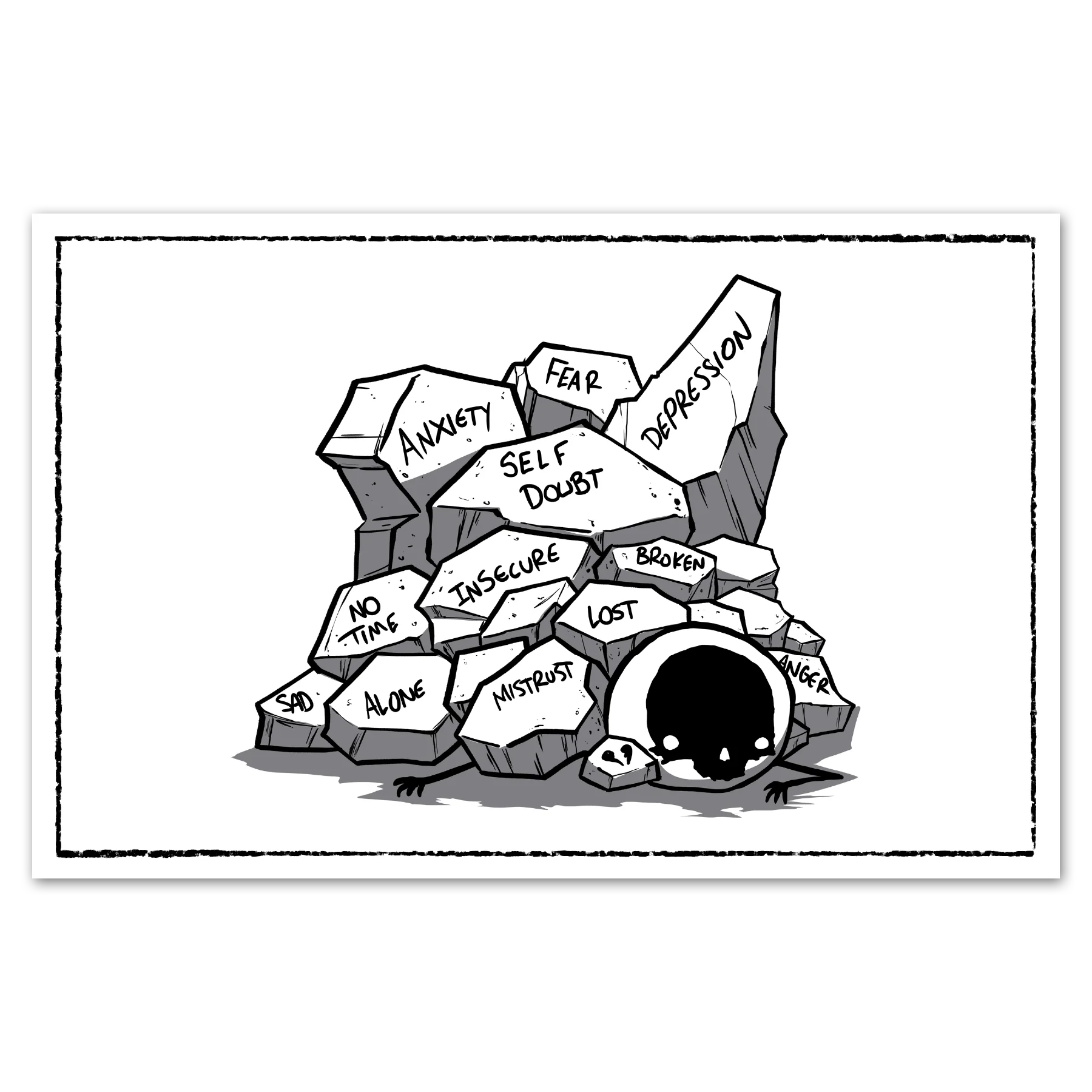 Buried Behavior Print