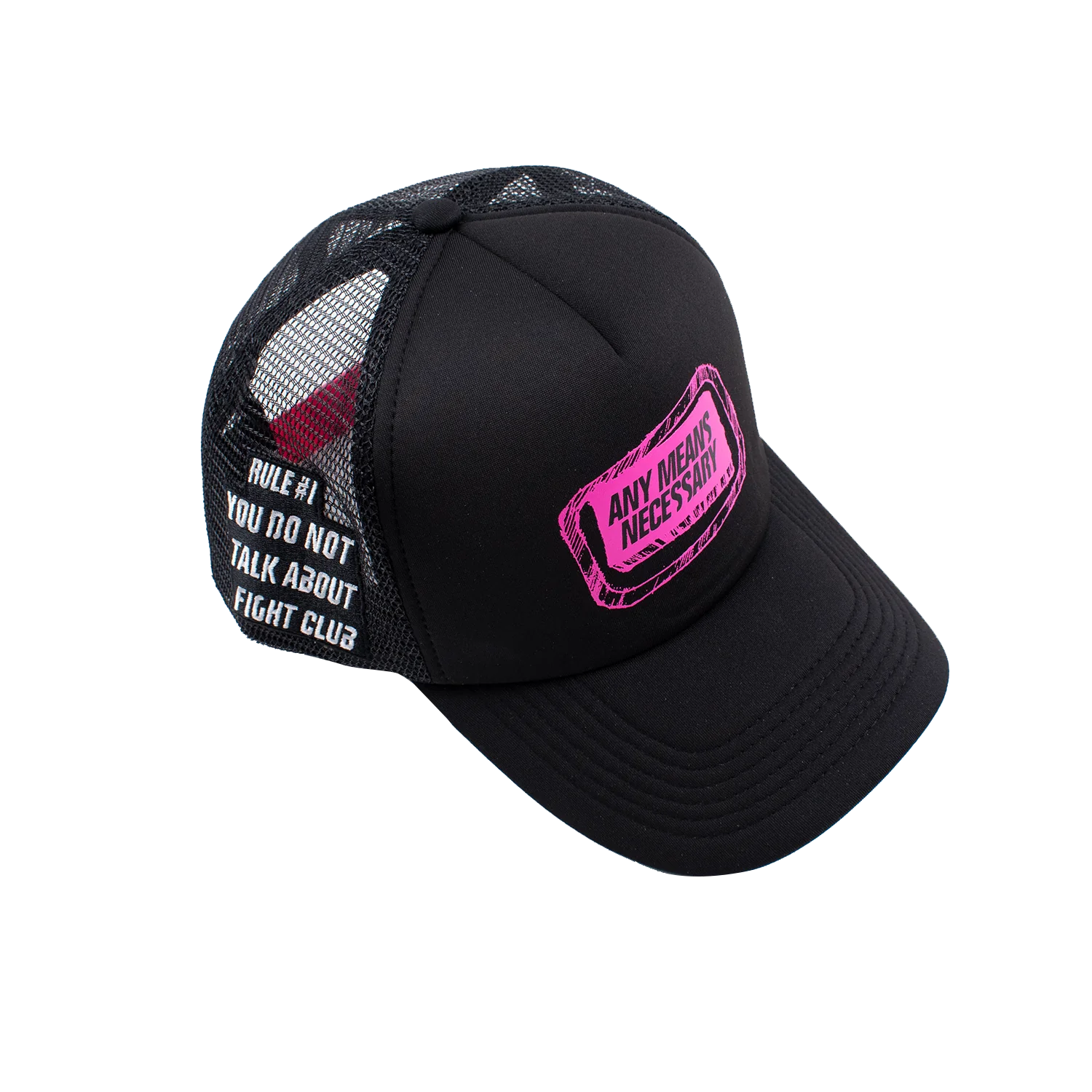 Fight Club Trucker Hat Black