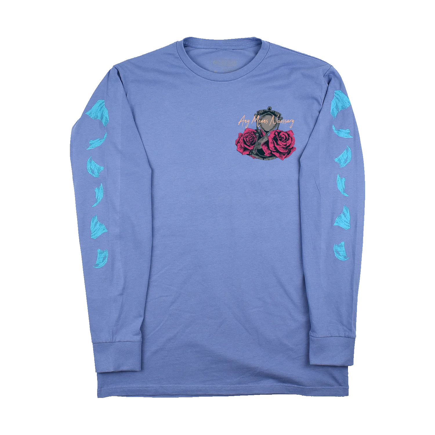 Fading Away Long Sleeve T-Shirt Colony Blue