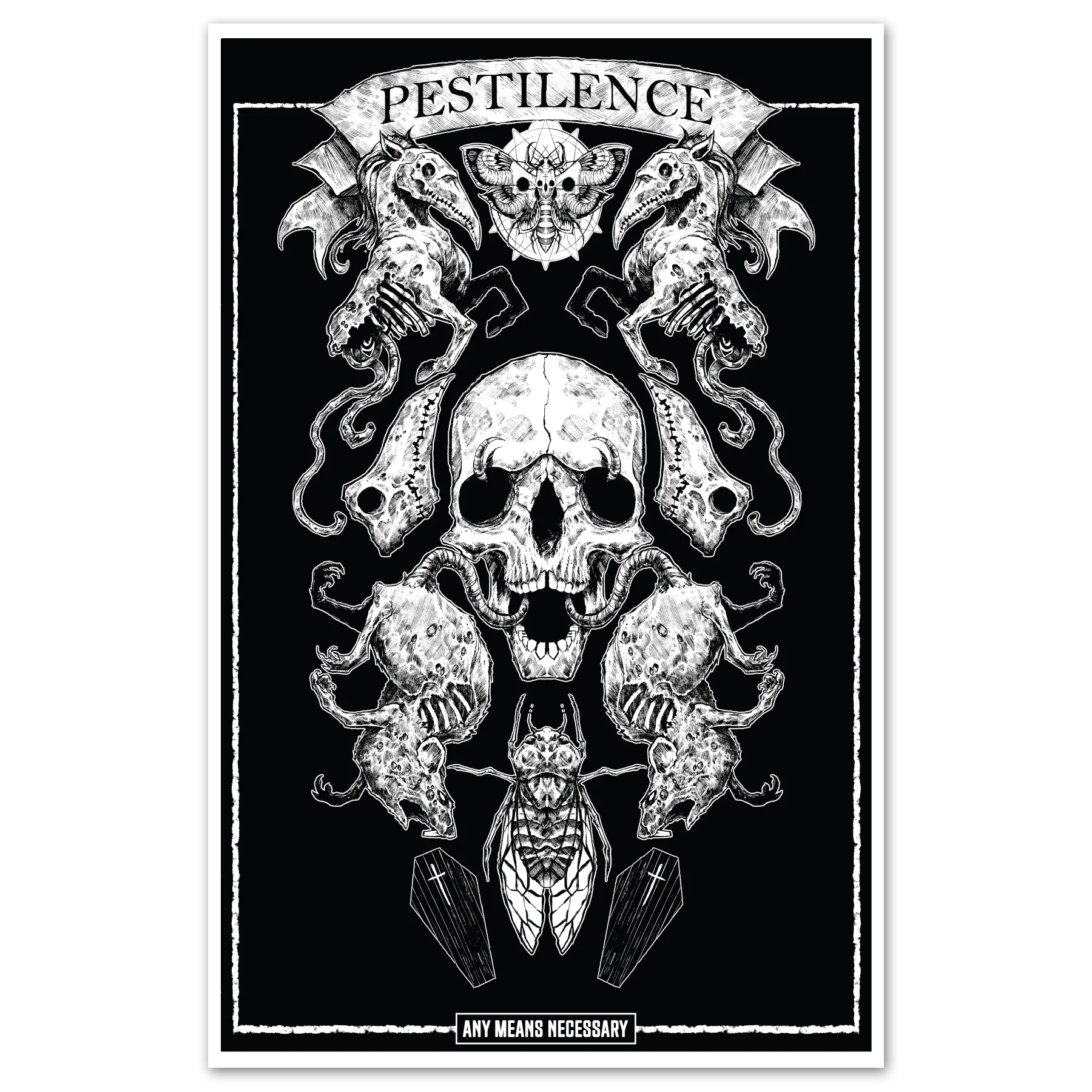 4 Horsemen Pestilence Print