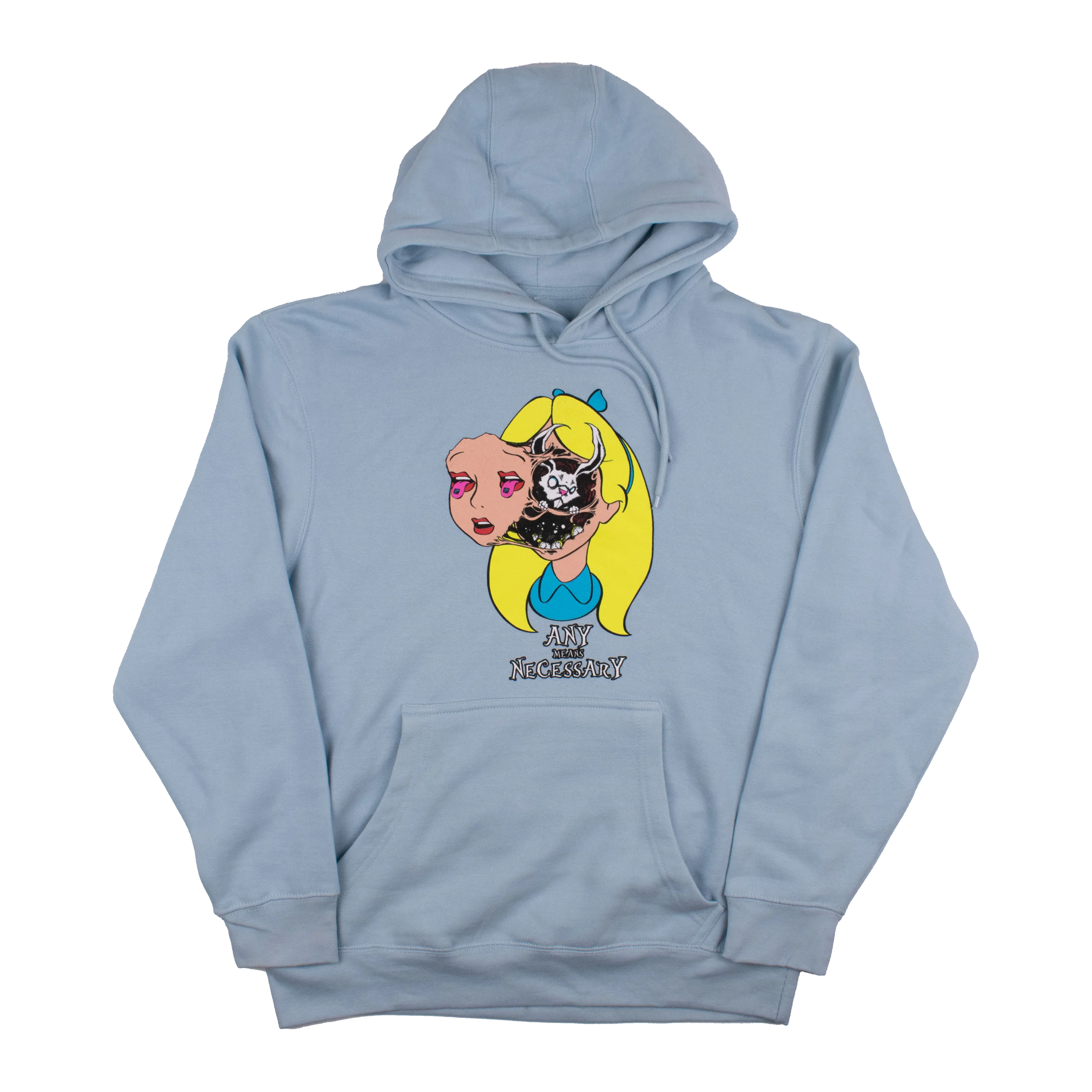 Alice D Pullover Hoodie Blue Mist