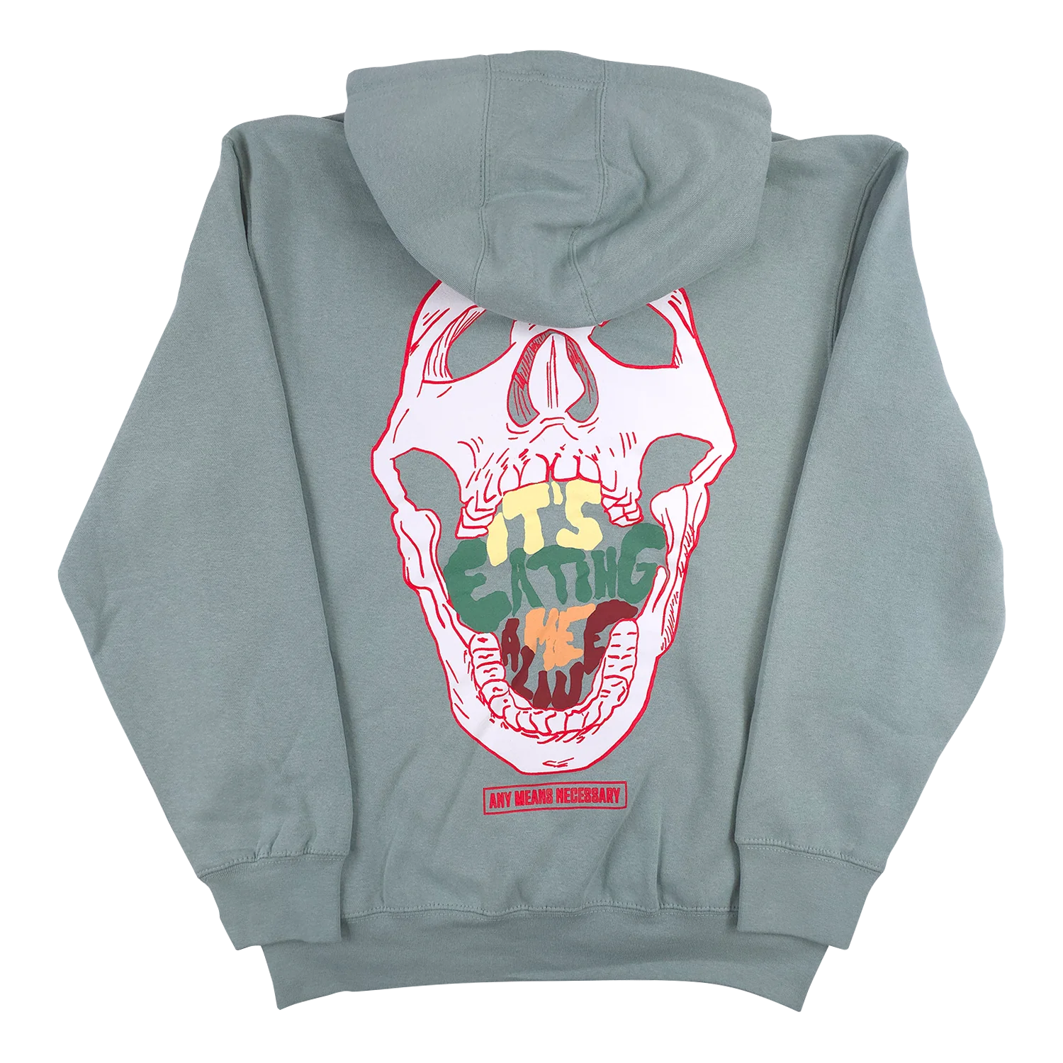 Eating Me Alive Pullover Hoodie Seafoam