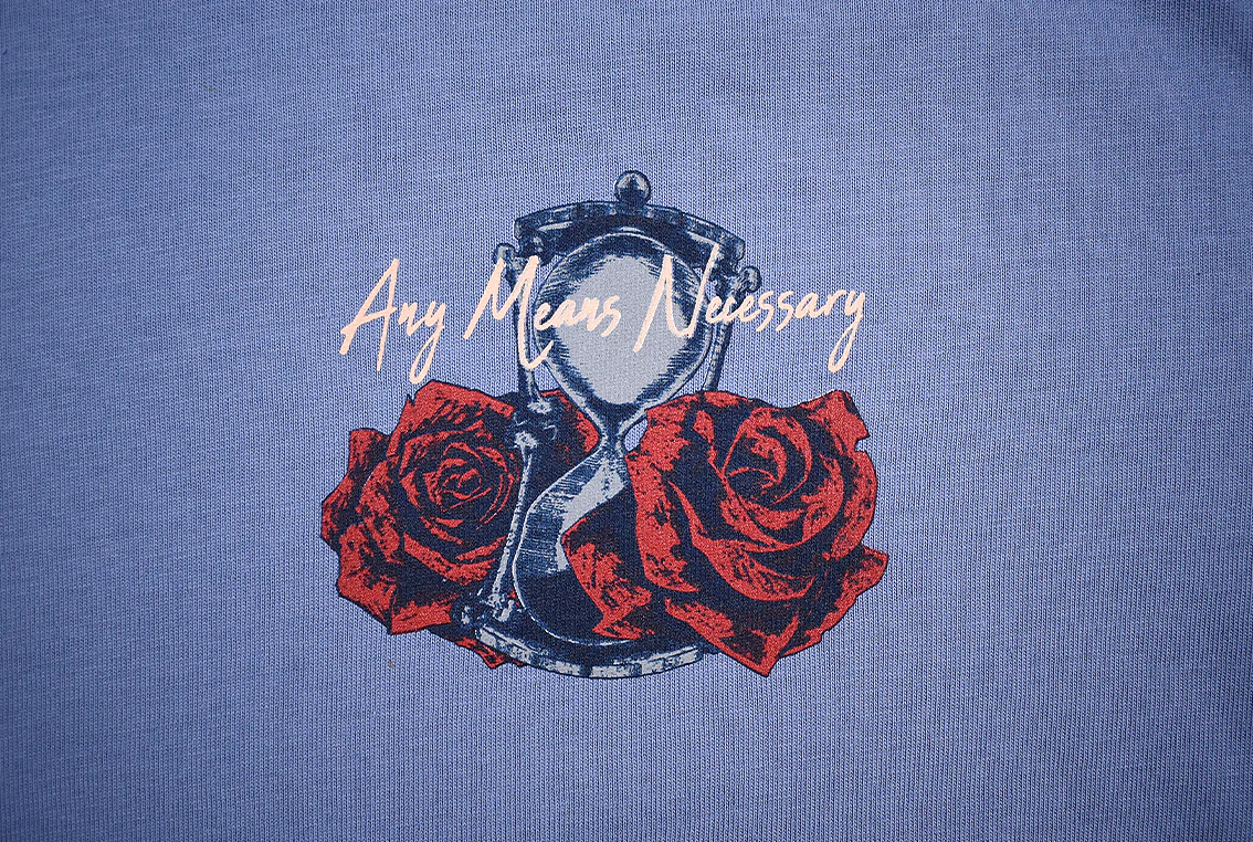 Fading Away Pullover Hoodie Colony Blue