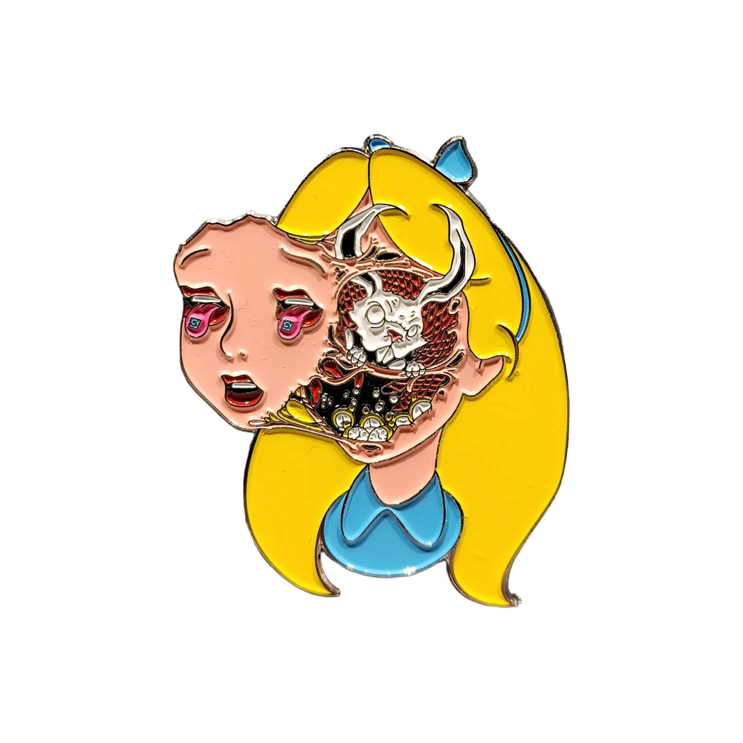 Alice D Enamel Pin