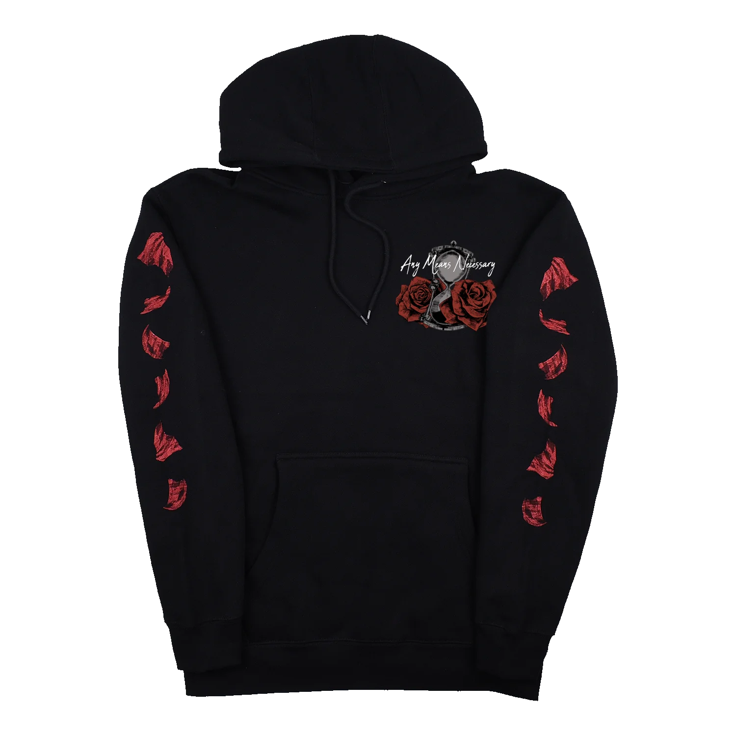 Fading Away Pullover Hoodie Black