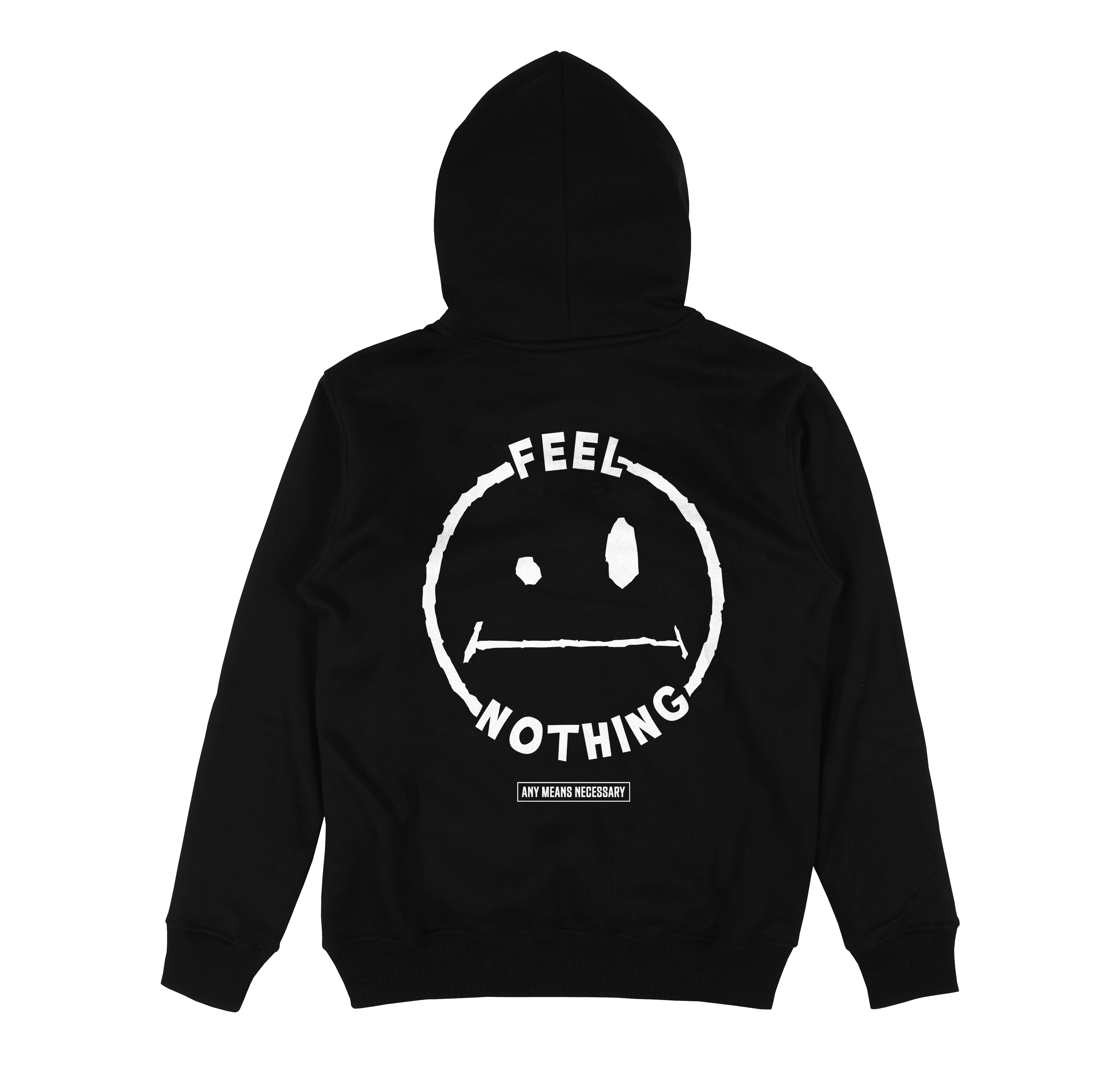 Feel Nothing Pullover Hoodie Black