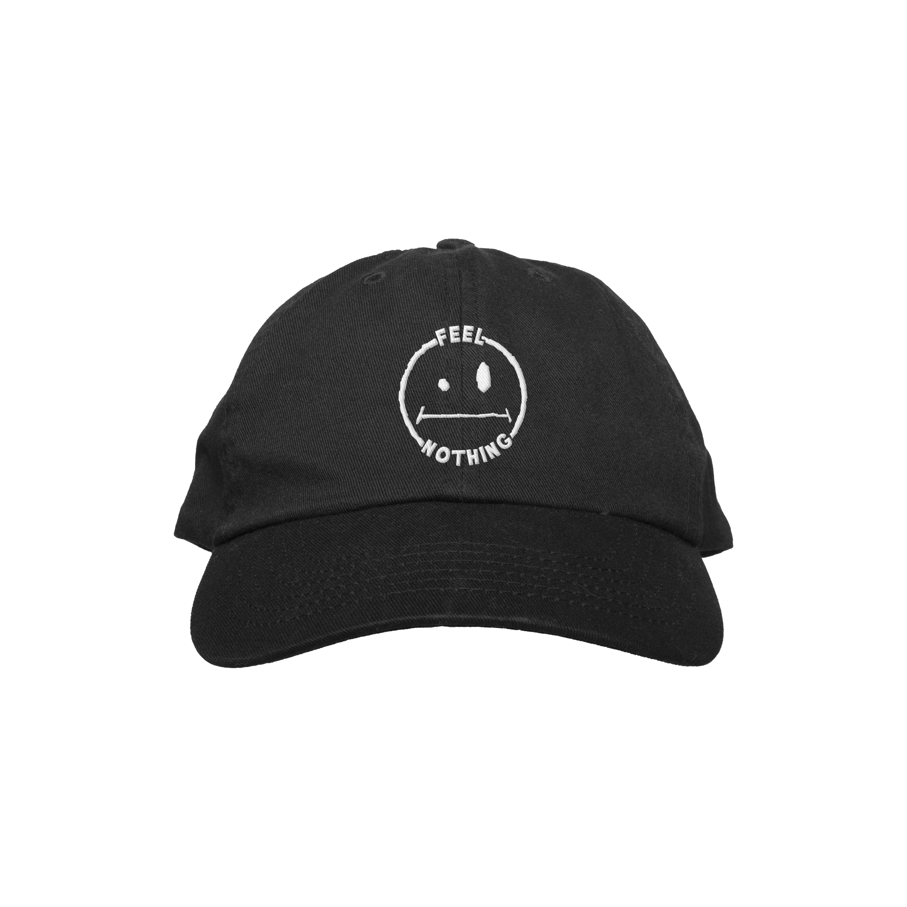 Feel Nothing Strapback Hat Black