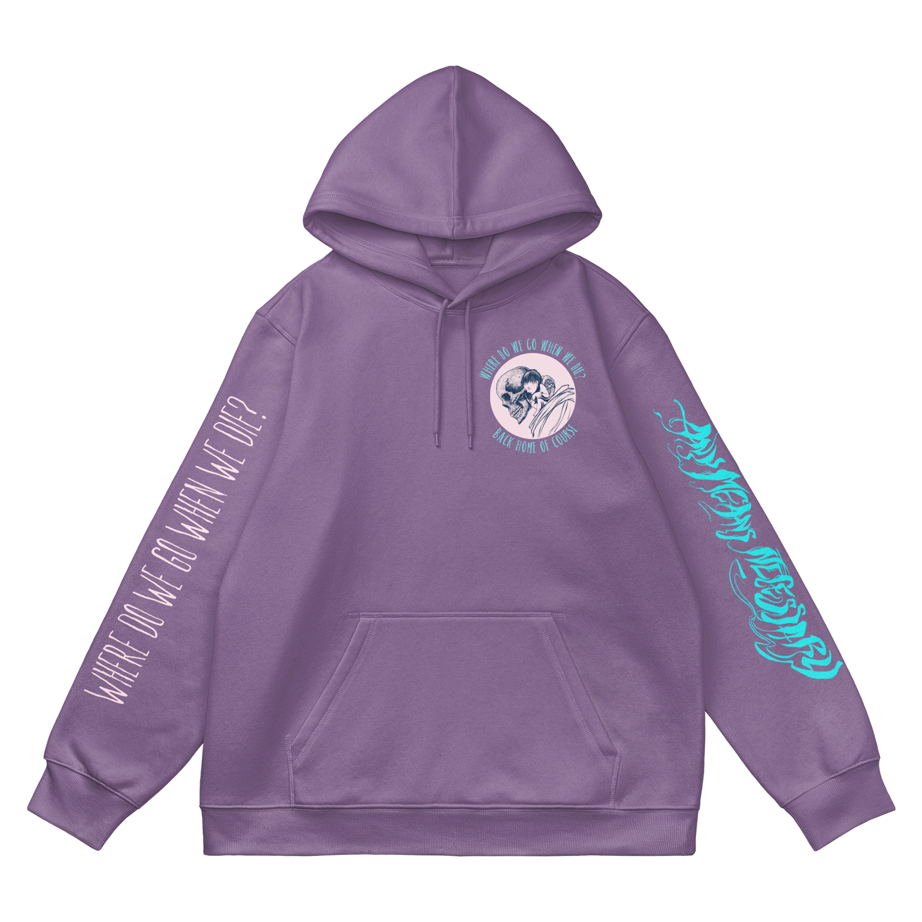 Back Home Pullover Hoodie Lavender