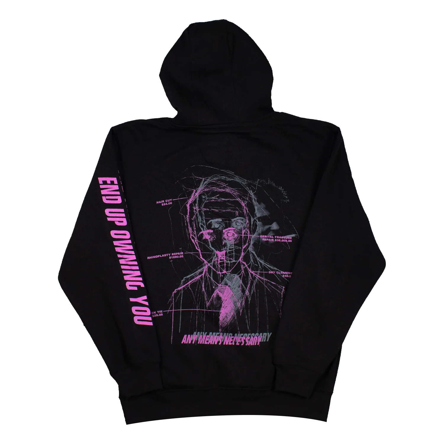 Fight Club Pullover Hoodie Black