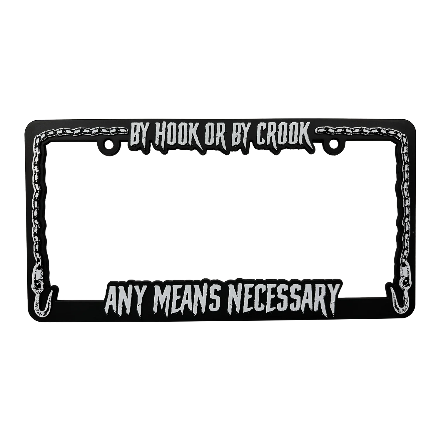 By Hook License Plate Holder