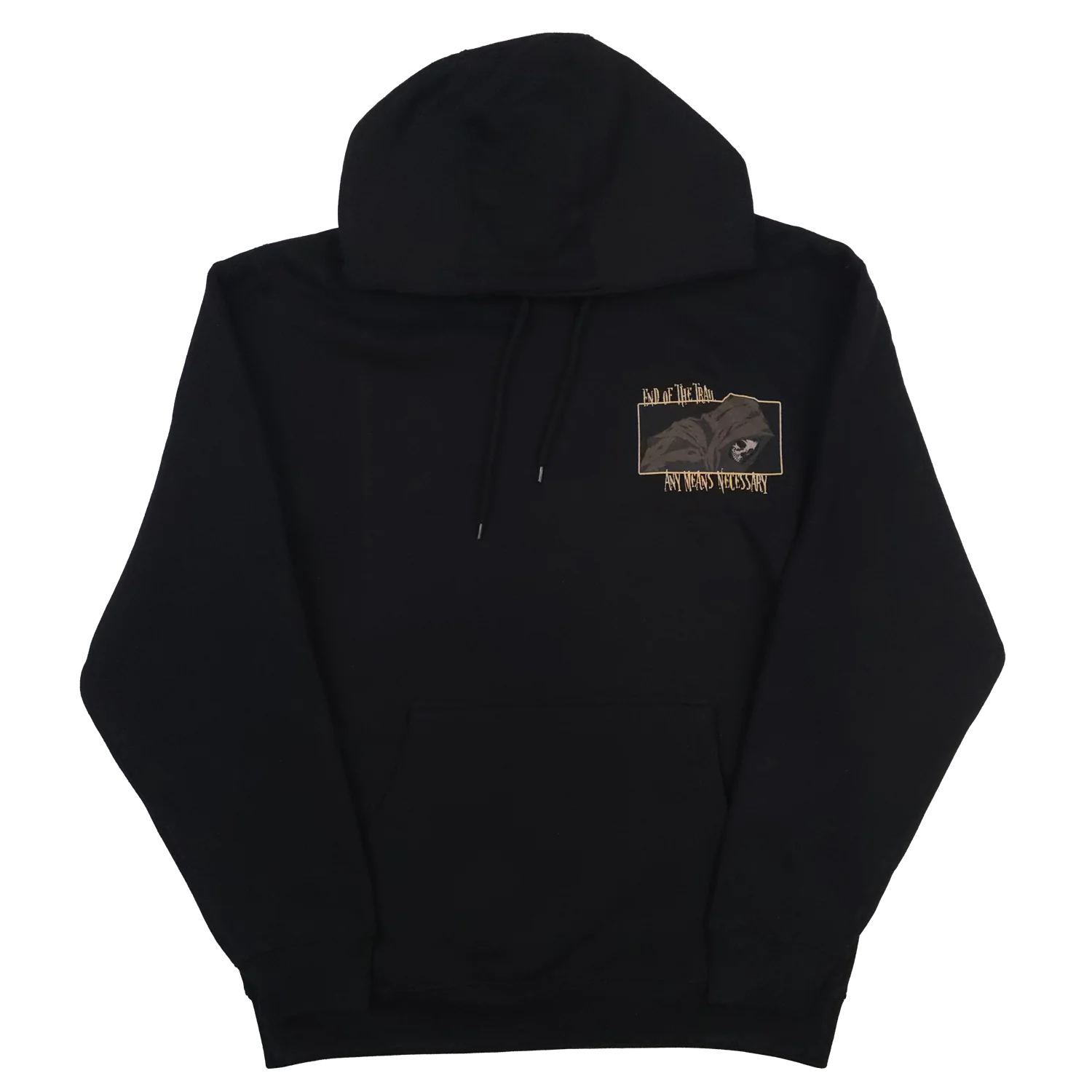 End of the Trail Pullover Hoodie Black