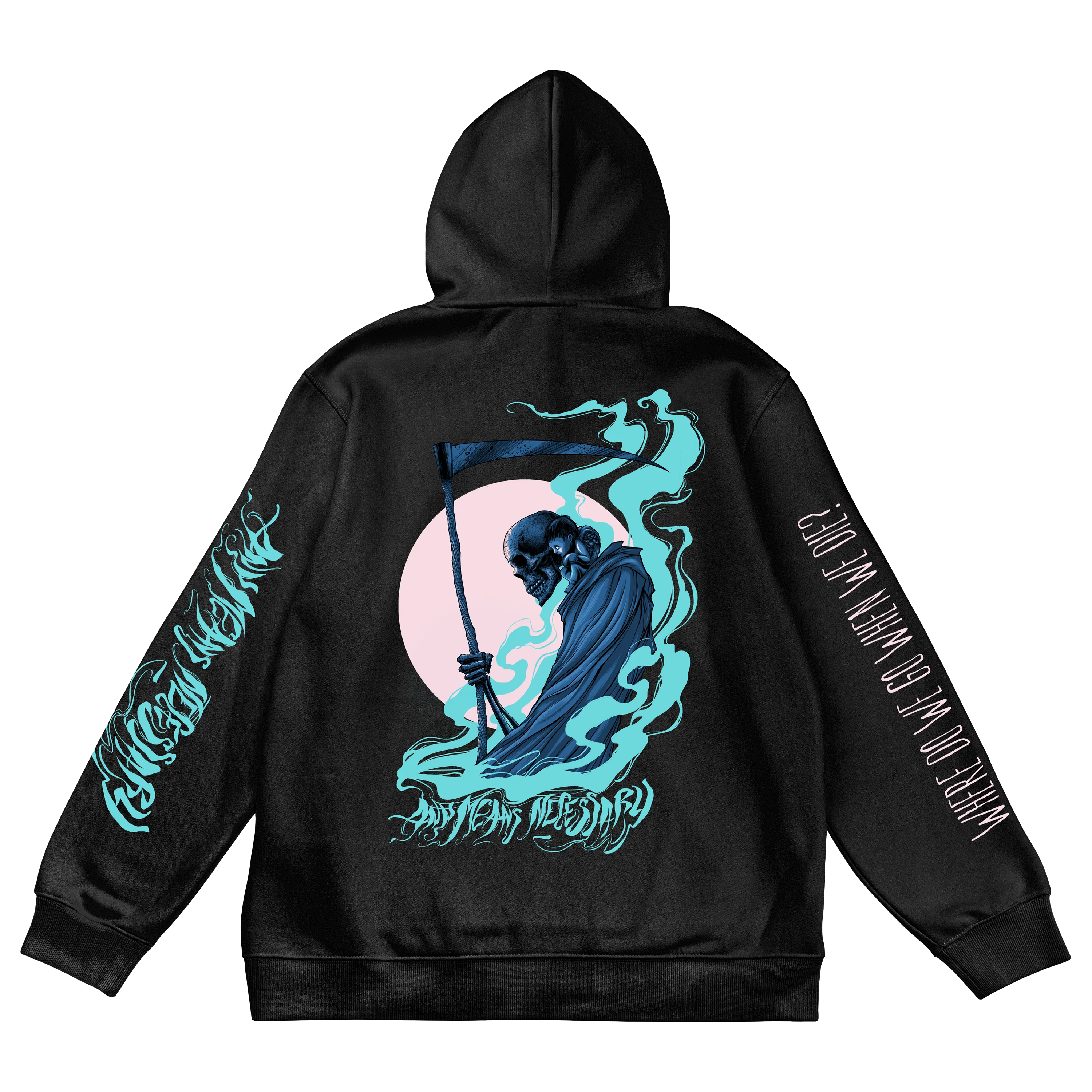 Back Home Pullover Hoodie Black