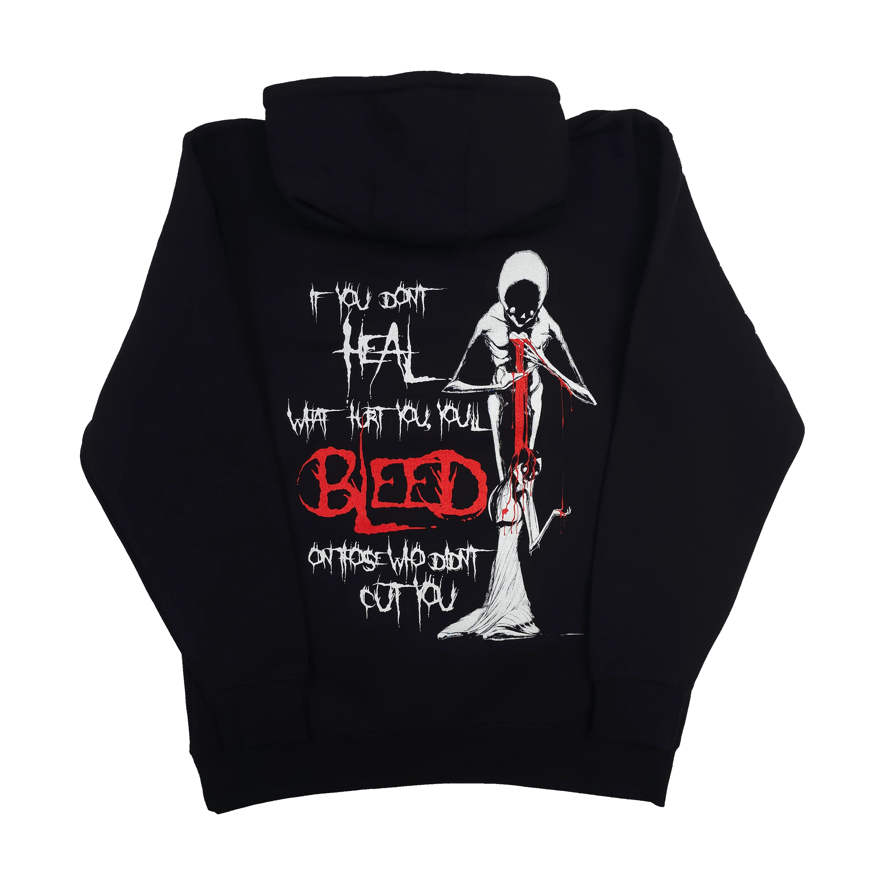 Don't Heal Pullover Hoodie Black