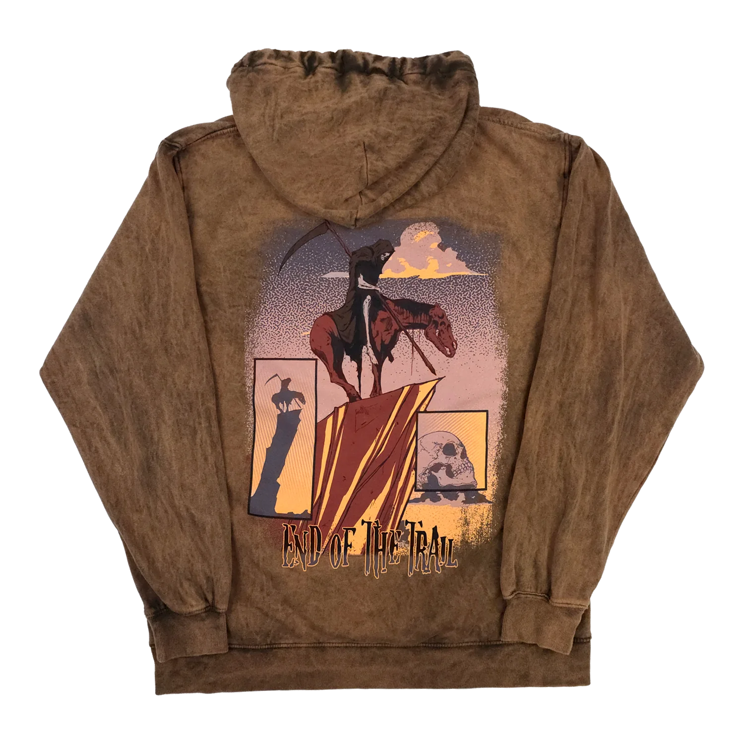 End of the Trail Pullover Hoodie Sun Burnt