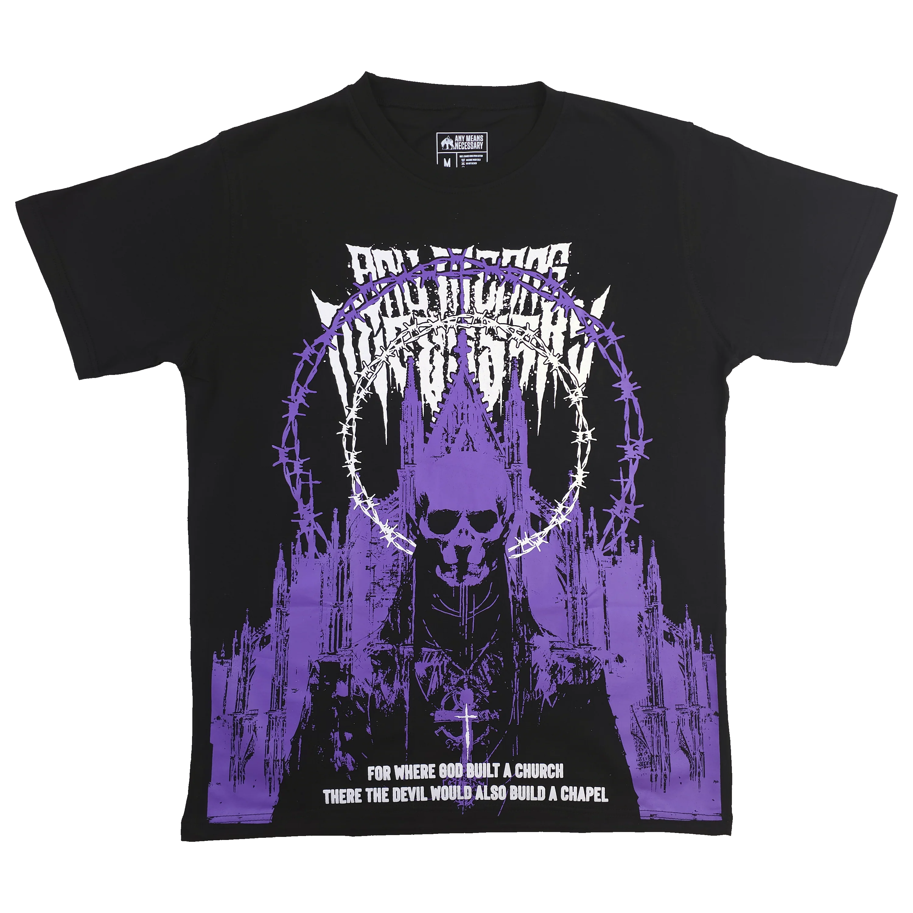 Cathedral T-Shirt Black/Purple