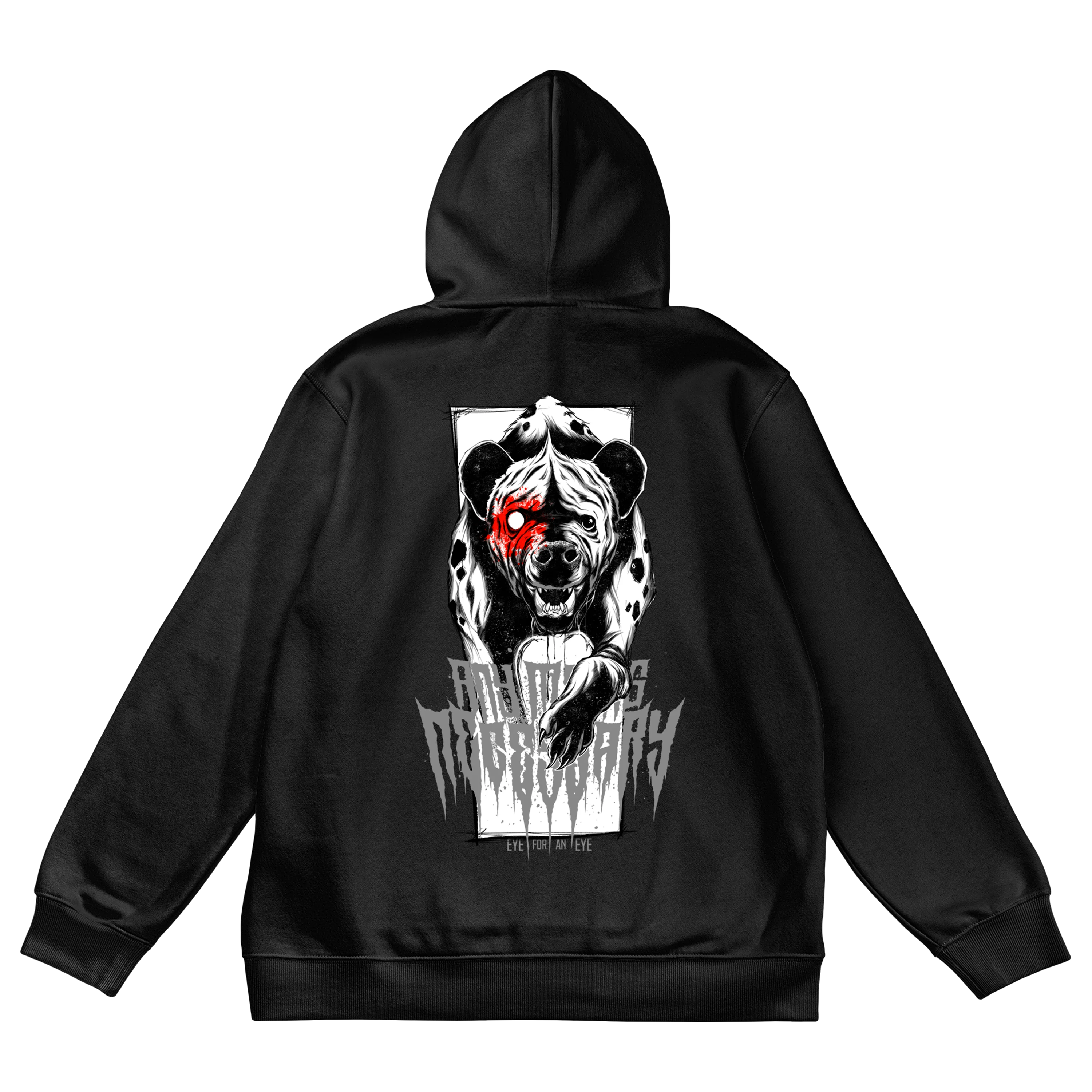 Eye for an Eye Pullover Hoodie Black