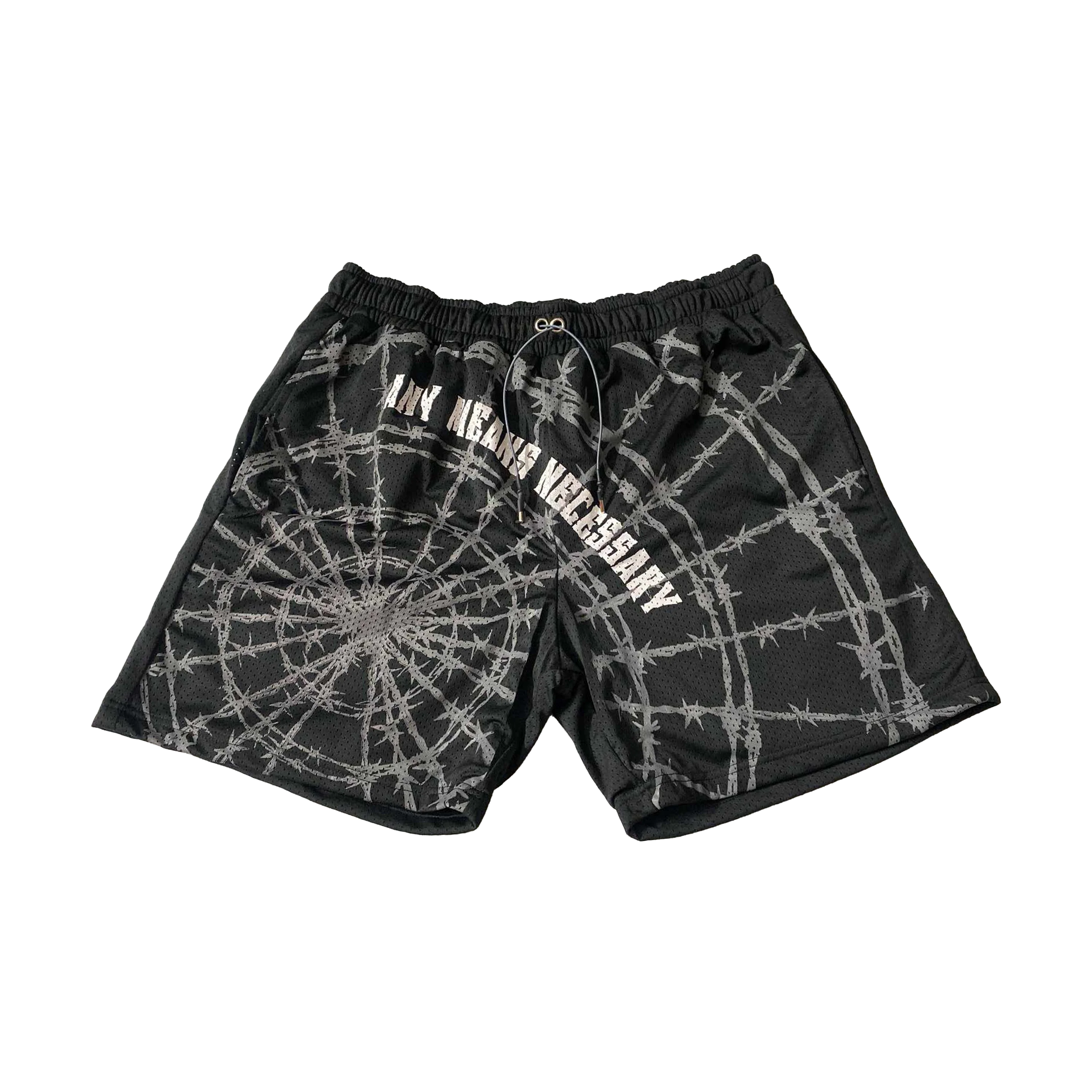 Arachnid Mesh Shorts Grey