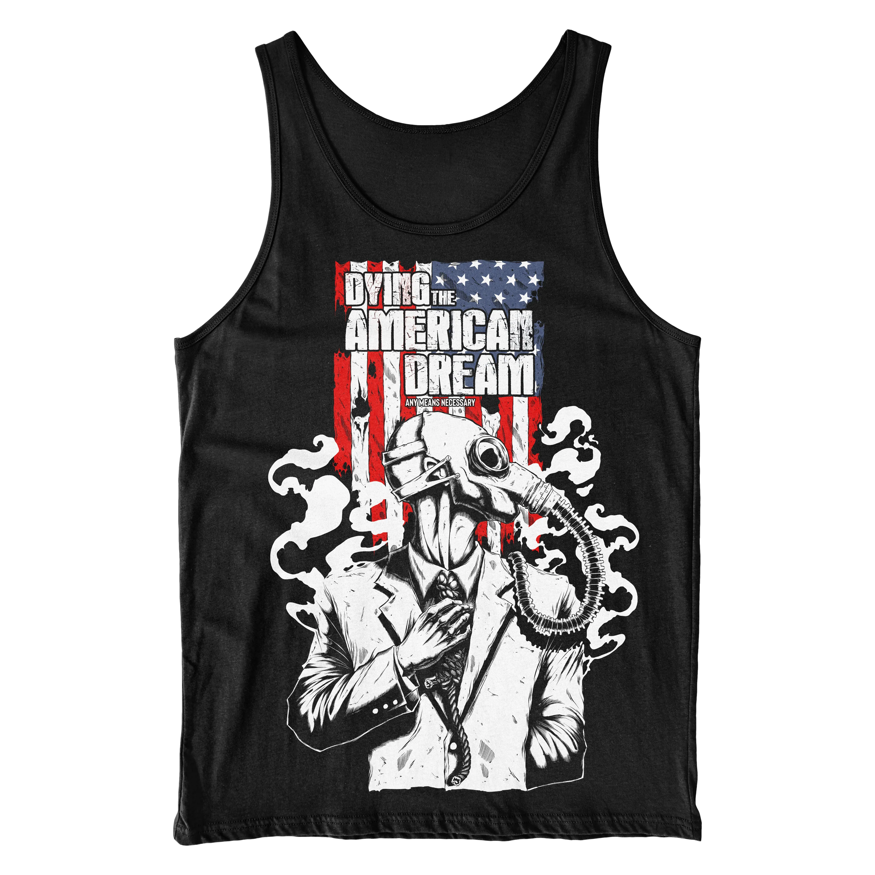Dying the American Dream Tank Top Black
