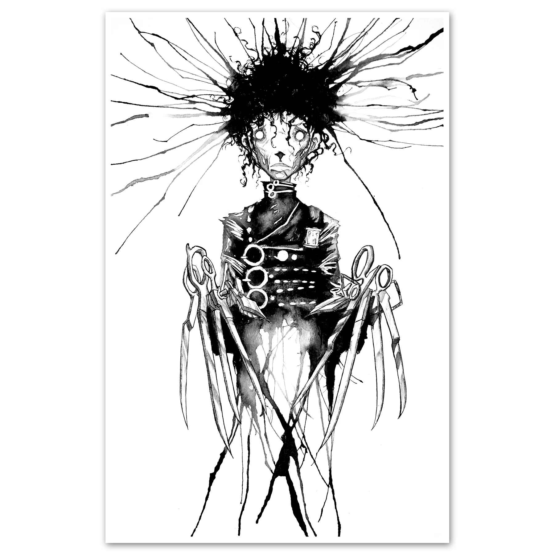 Edward Scissorhands Print