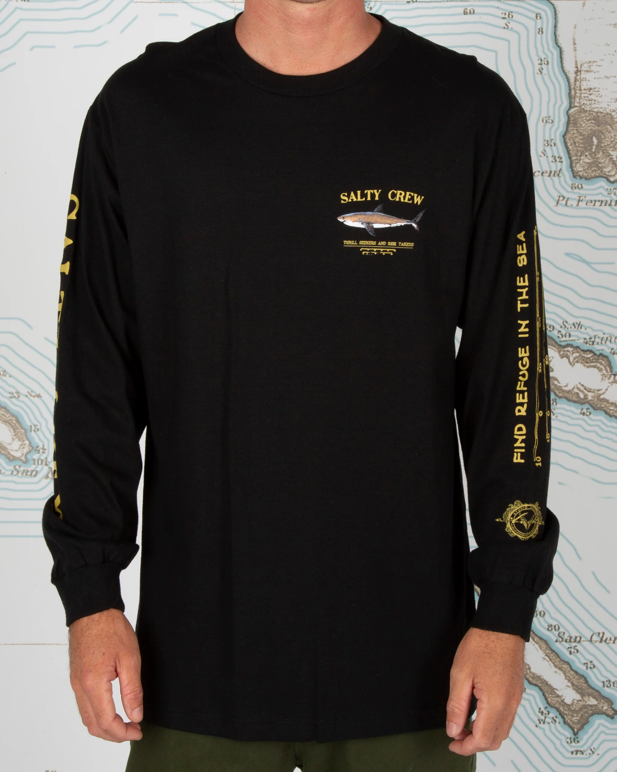 Bruce Black L/S Classic Tee