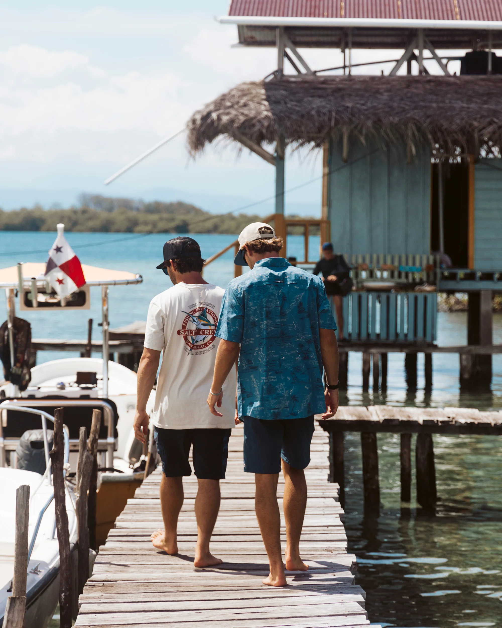 Seafarer Slate S/S Tech Woven