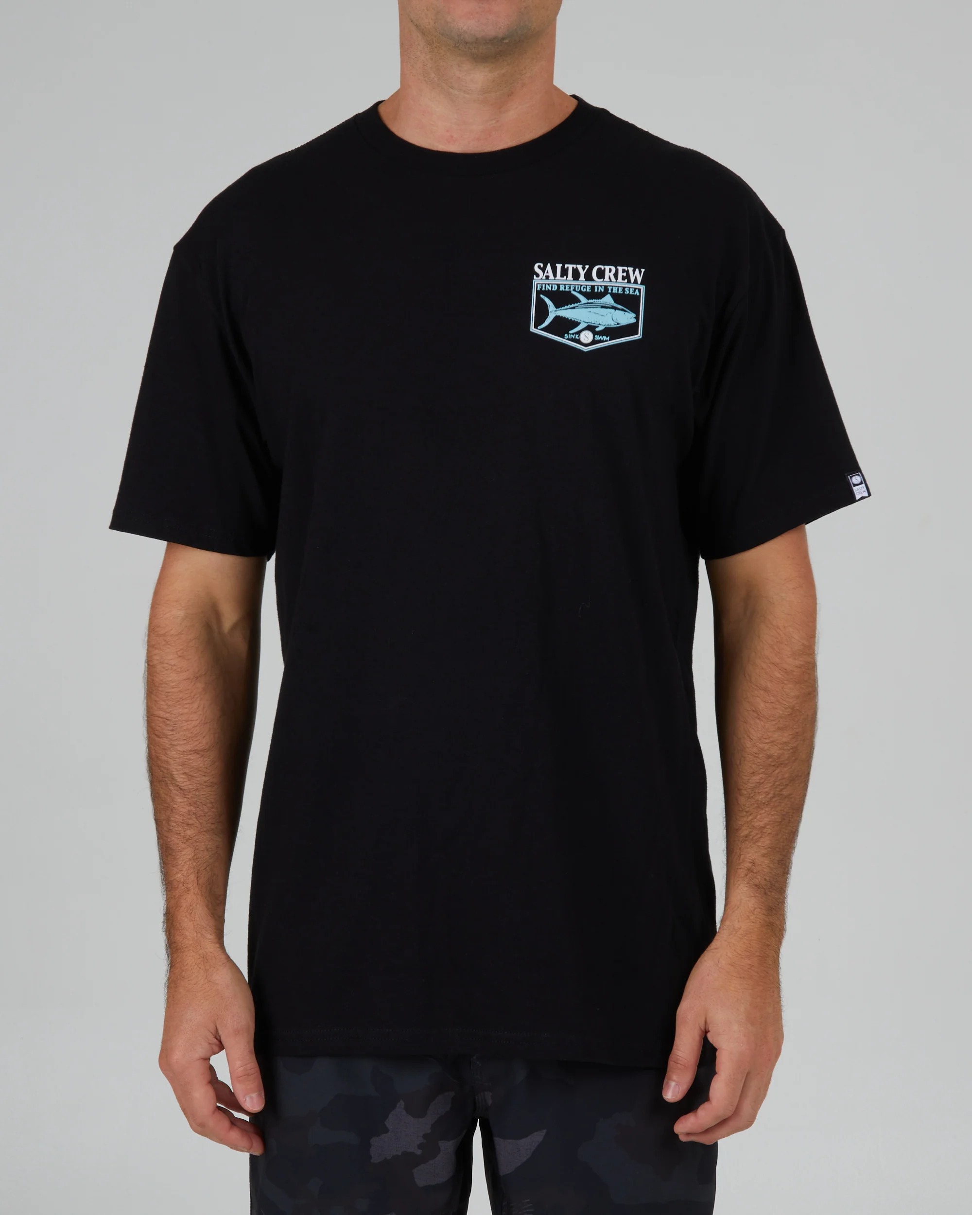 Angler Black S/S Classic Tee