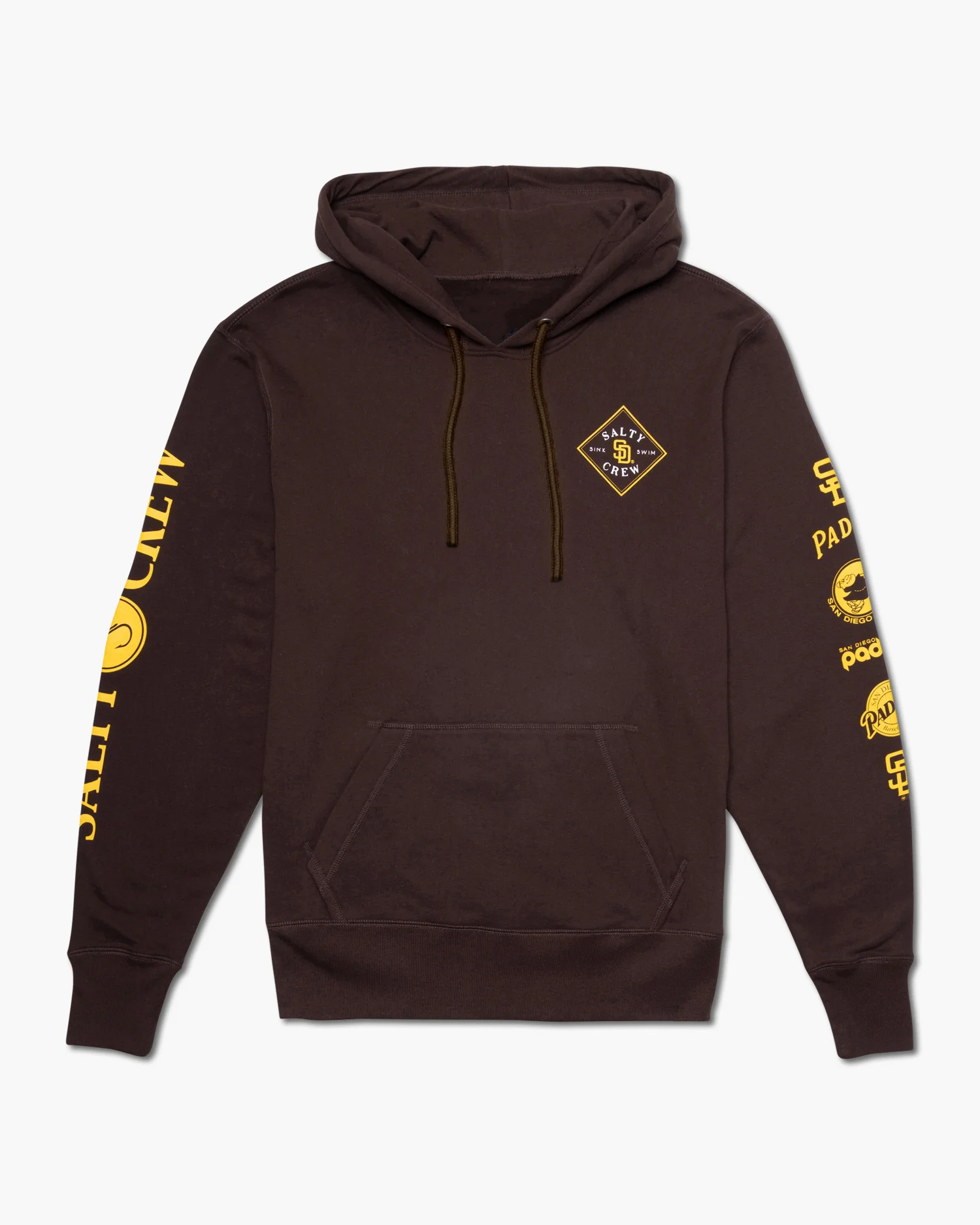 Salty Crew x Padres x 47 Brown Hood Fleece