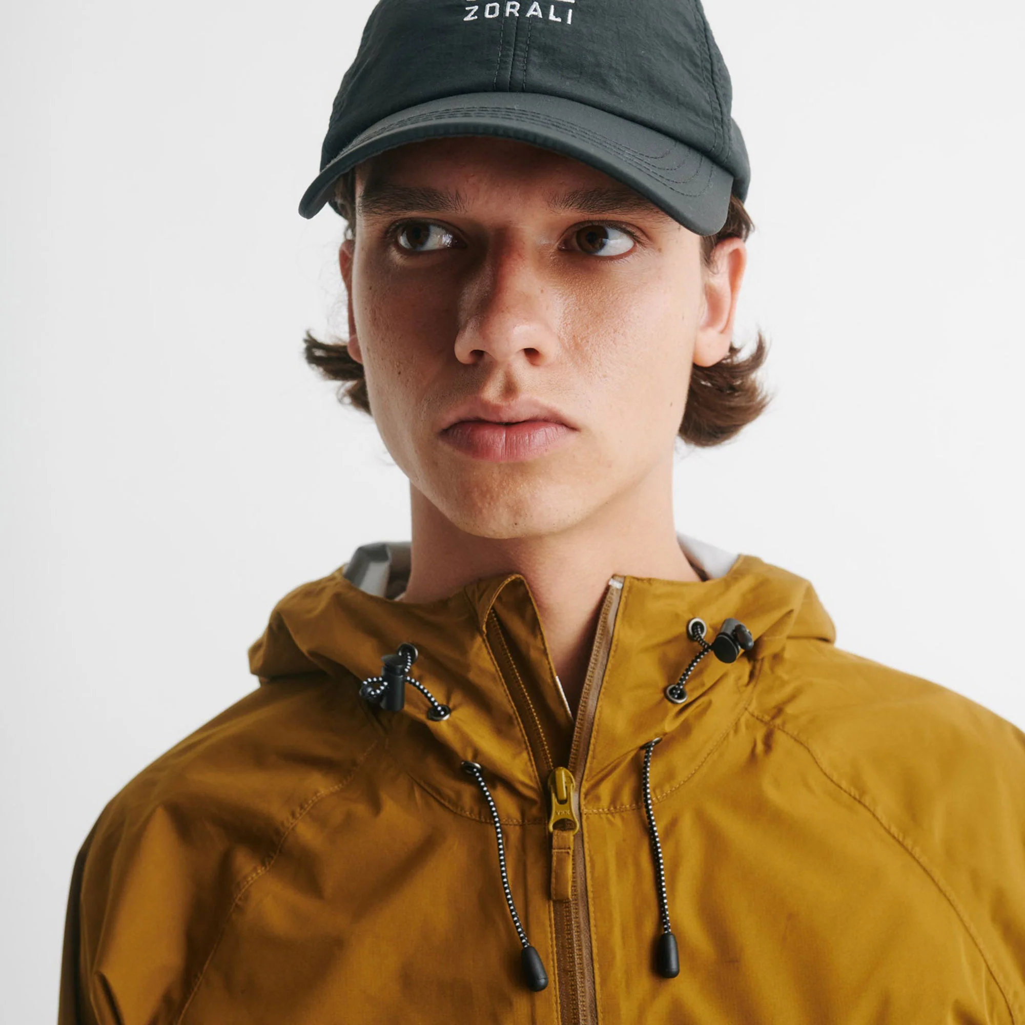 Mens Stash-It Packable Anorak Almond