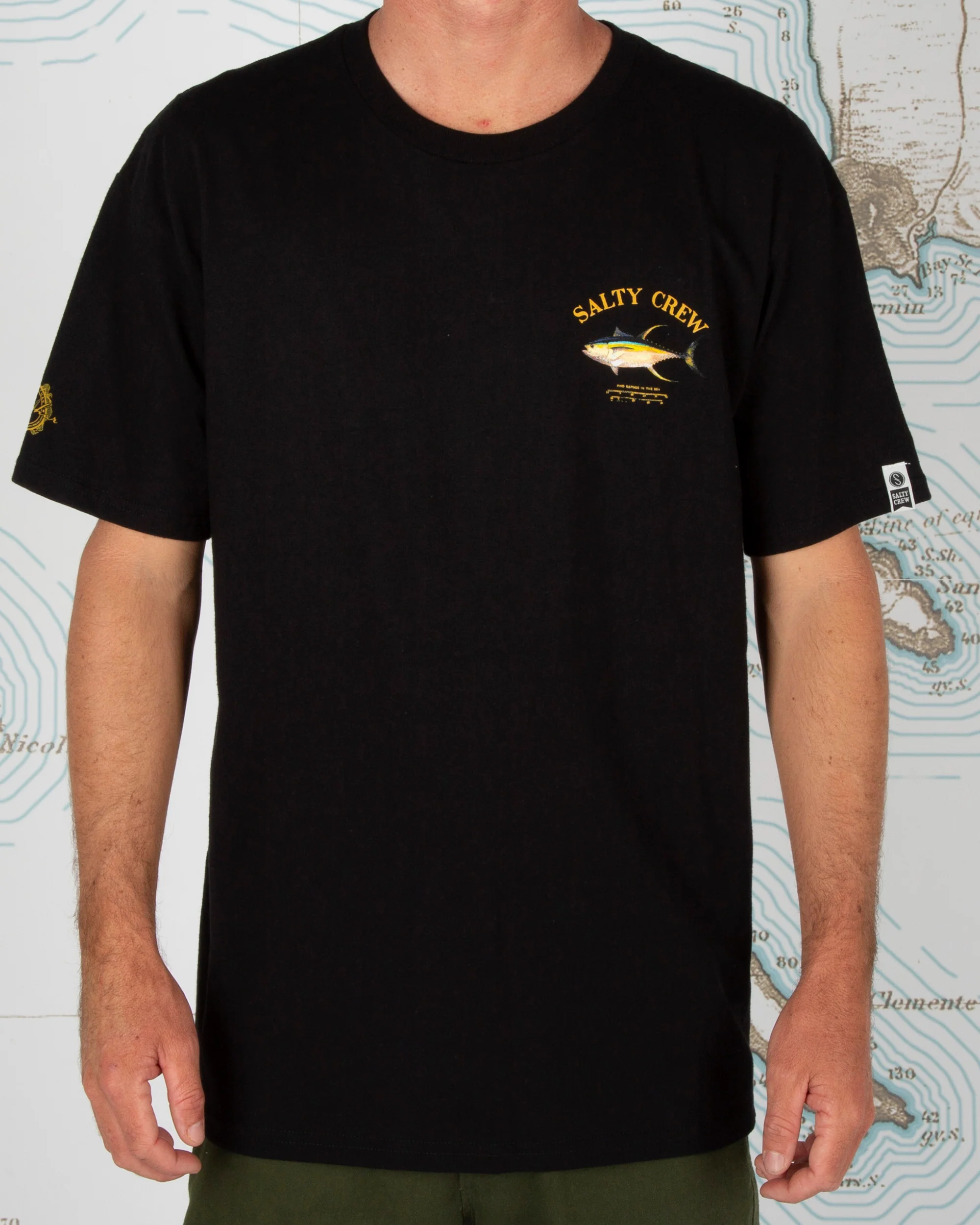 Ahi Mount Black S/S Classic Tee