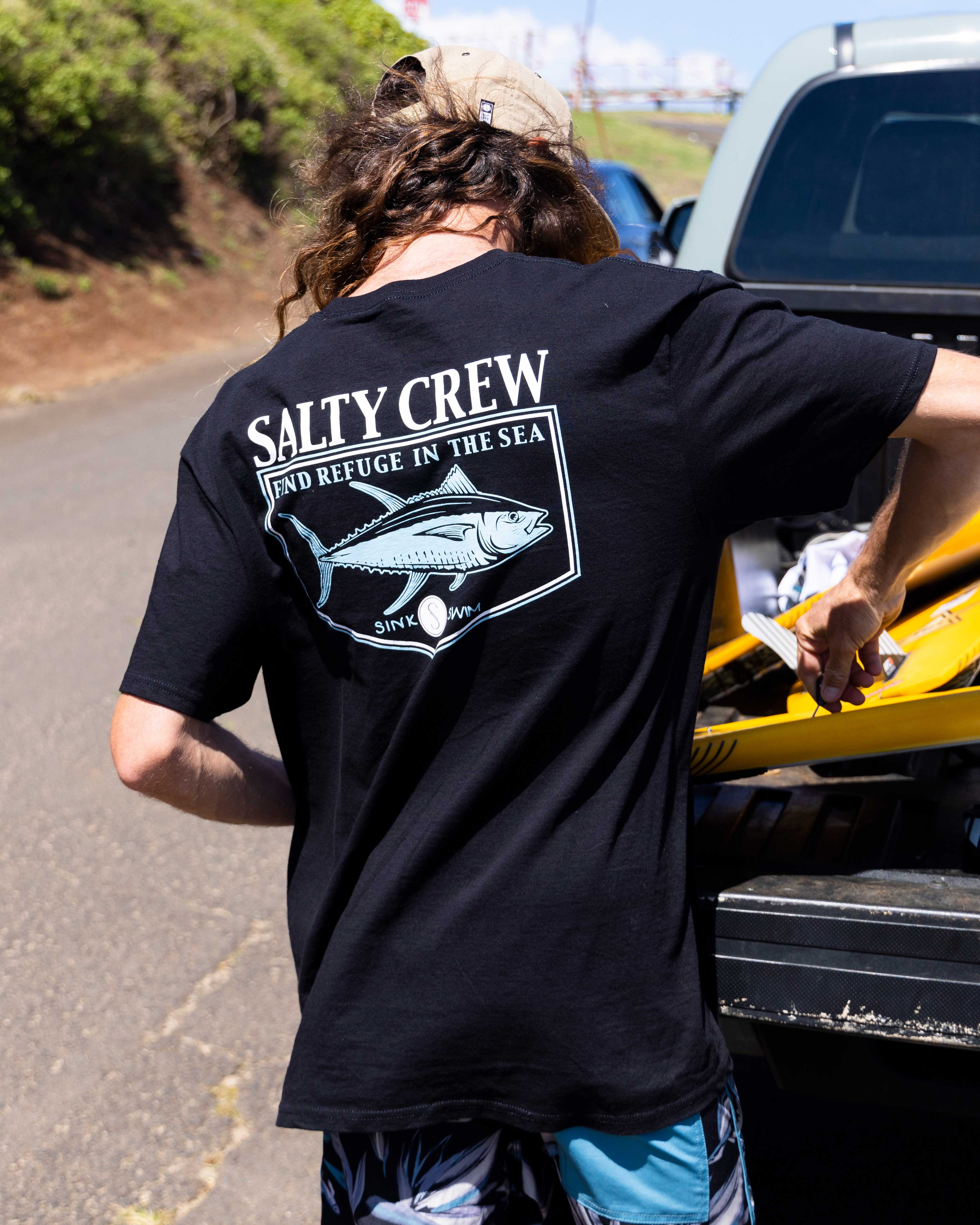 Angler Black S/S Classic Tee