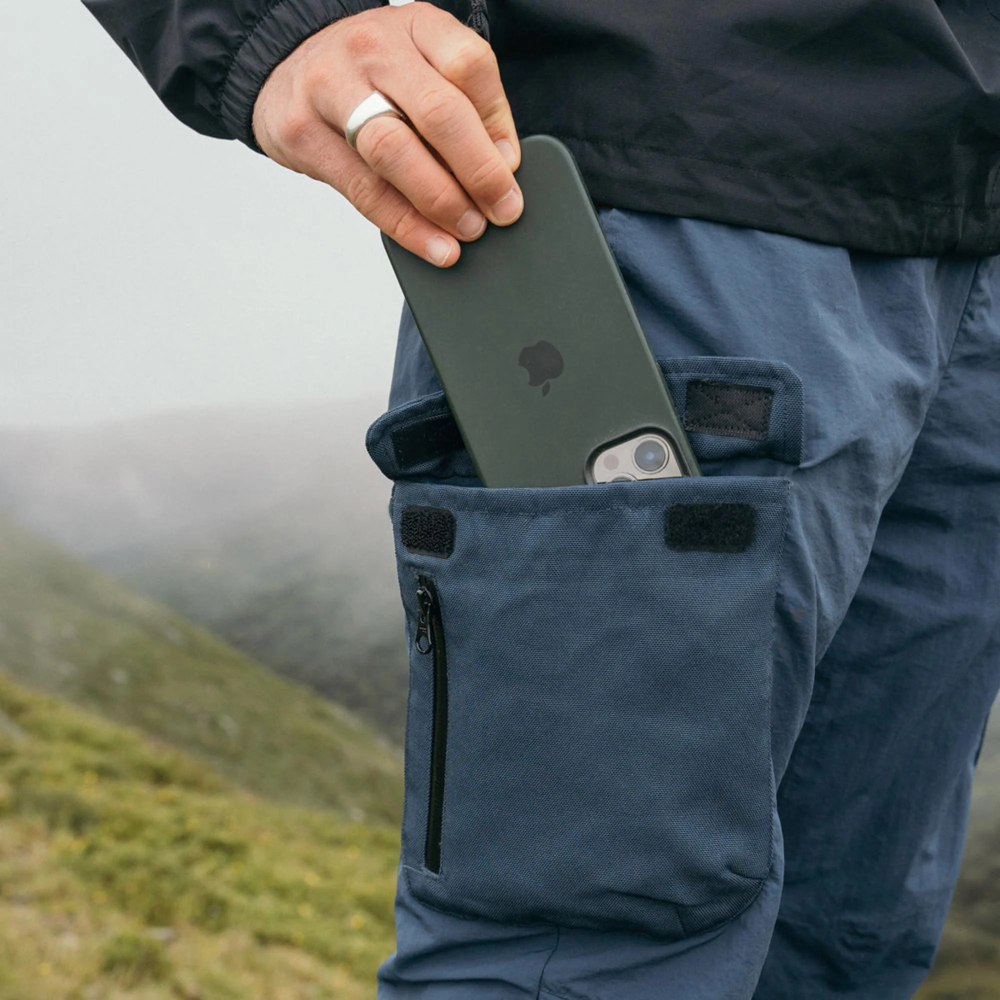 Mens Recycled Venture Pants Ocean Blue