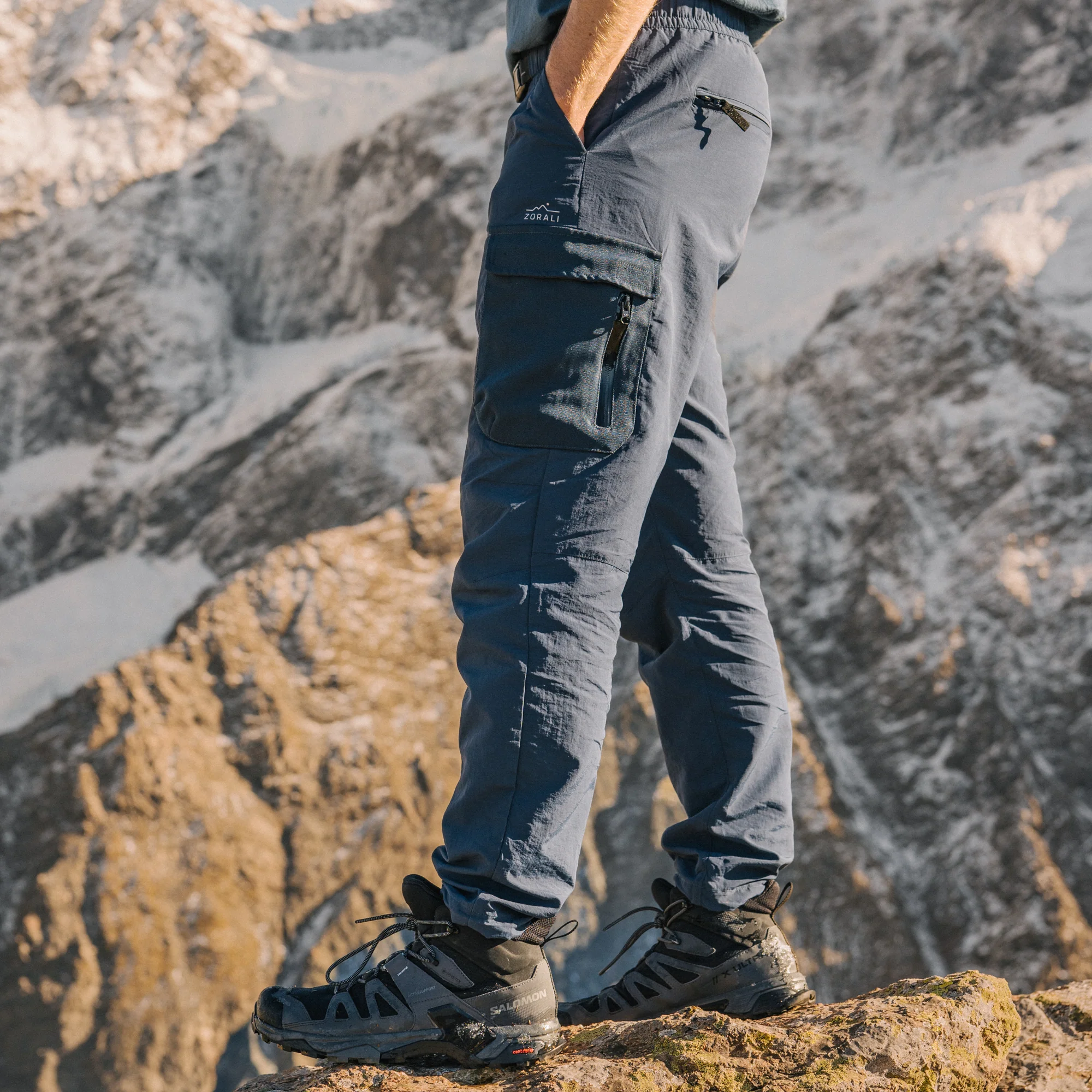 Mens Recycled Venture Pants Ocean Blue