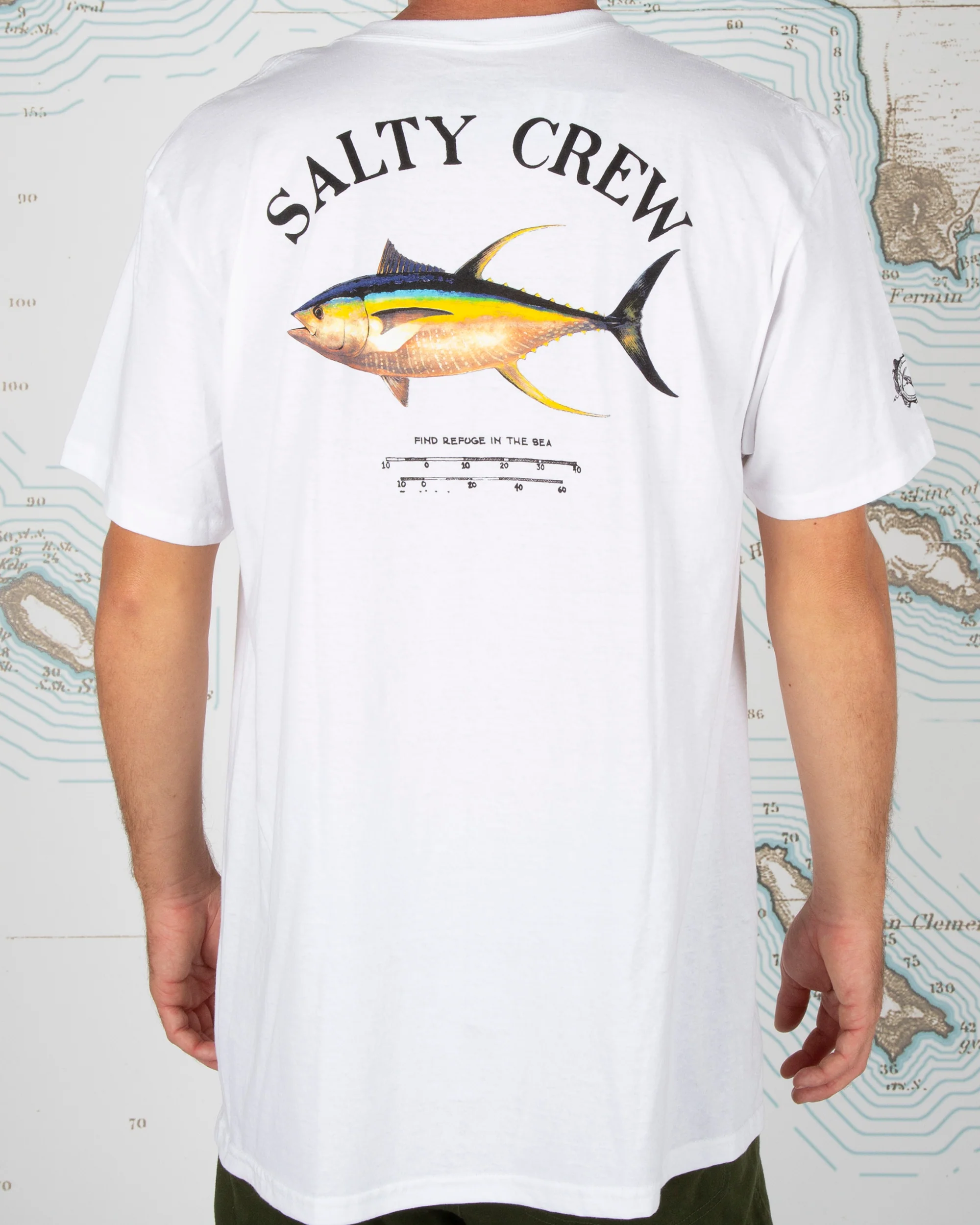 Ahi Mount White S/S Classic Tee