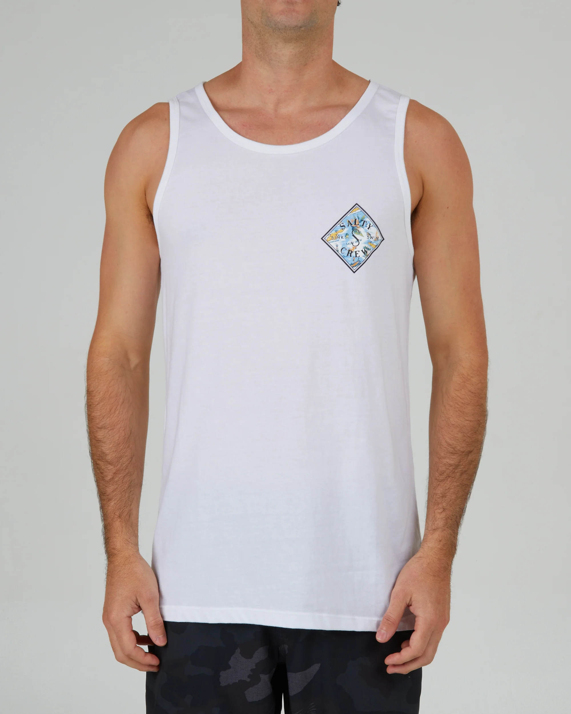 Tippet Tropics White Tank