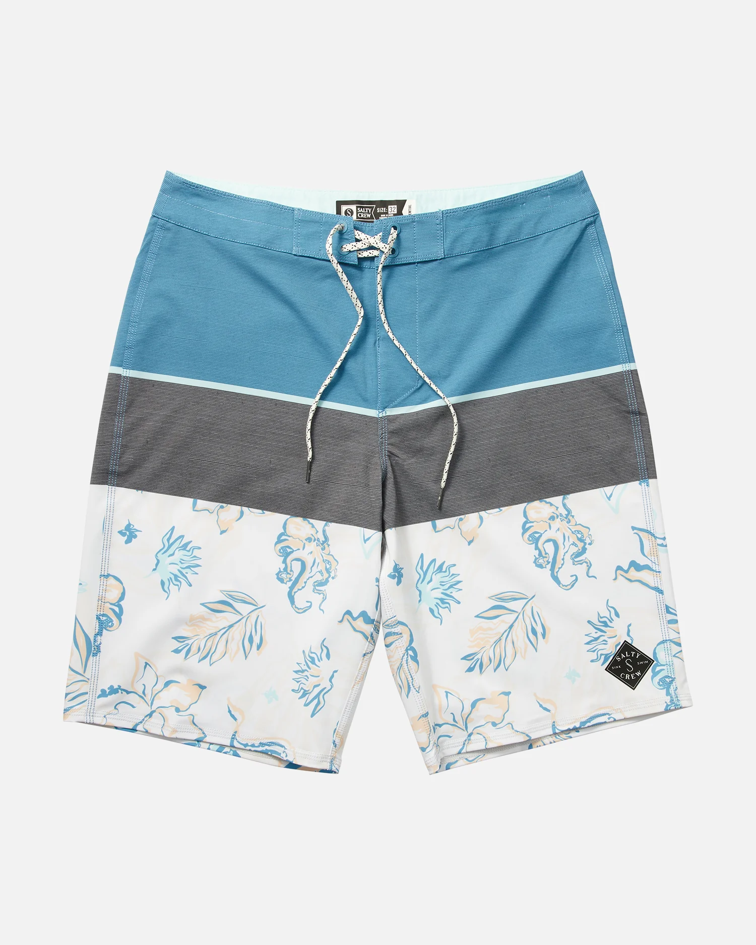 Stacked Azul Boardshort