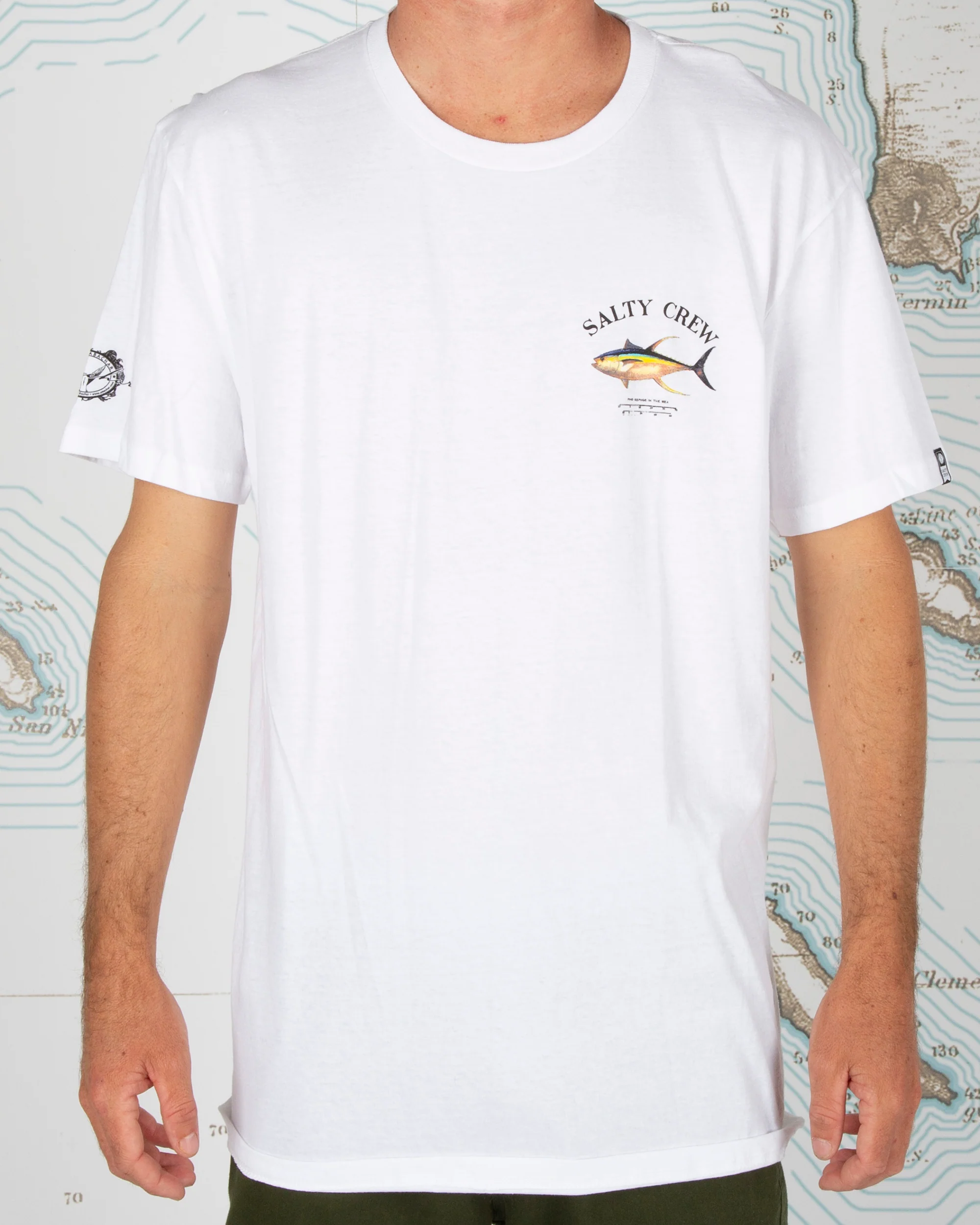 Ahi Mount White S/S Classic Tee
