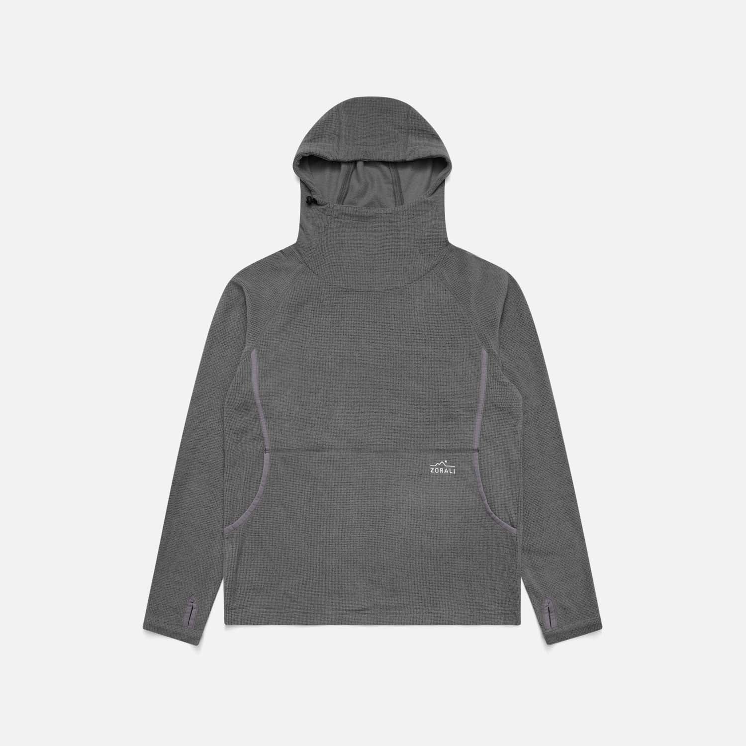 Mens Air-Grid Fleece Grey Marle