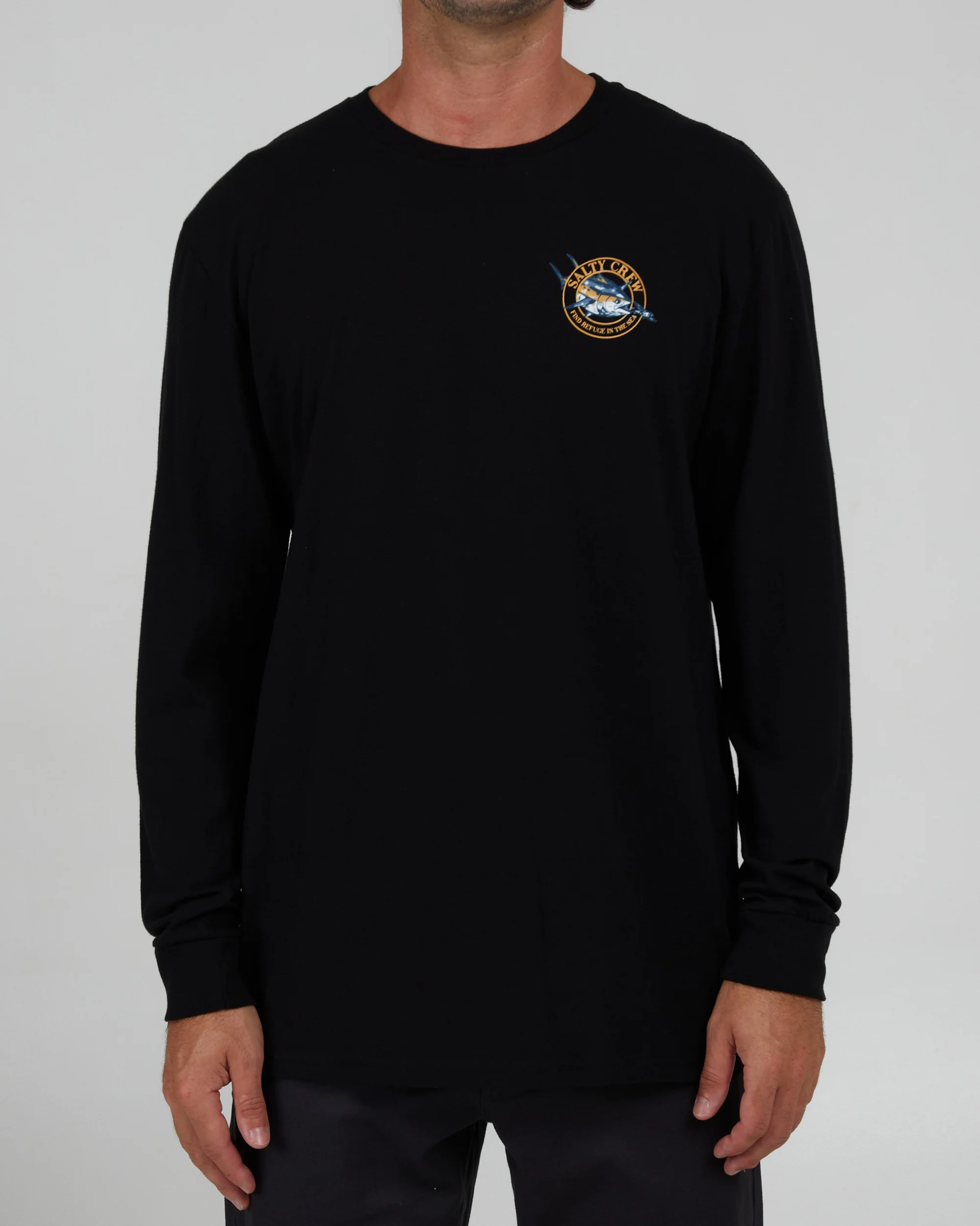 Chaser Black L/S Classic Tee