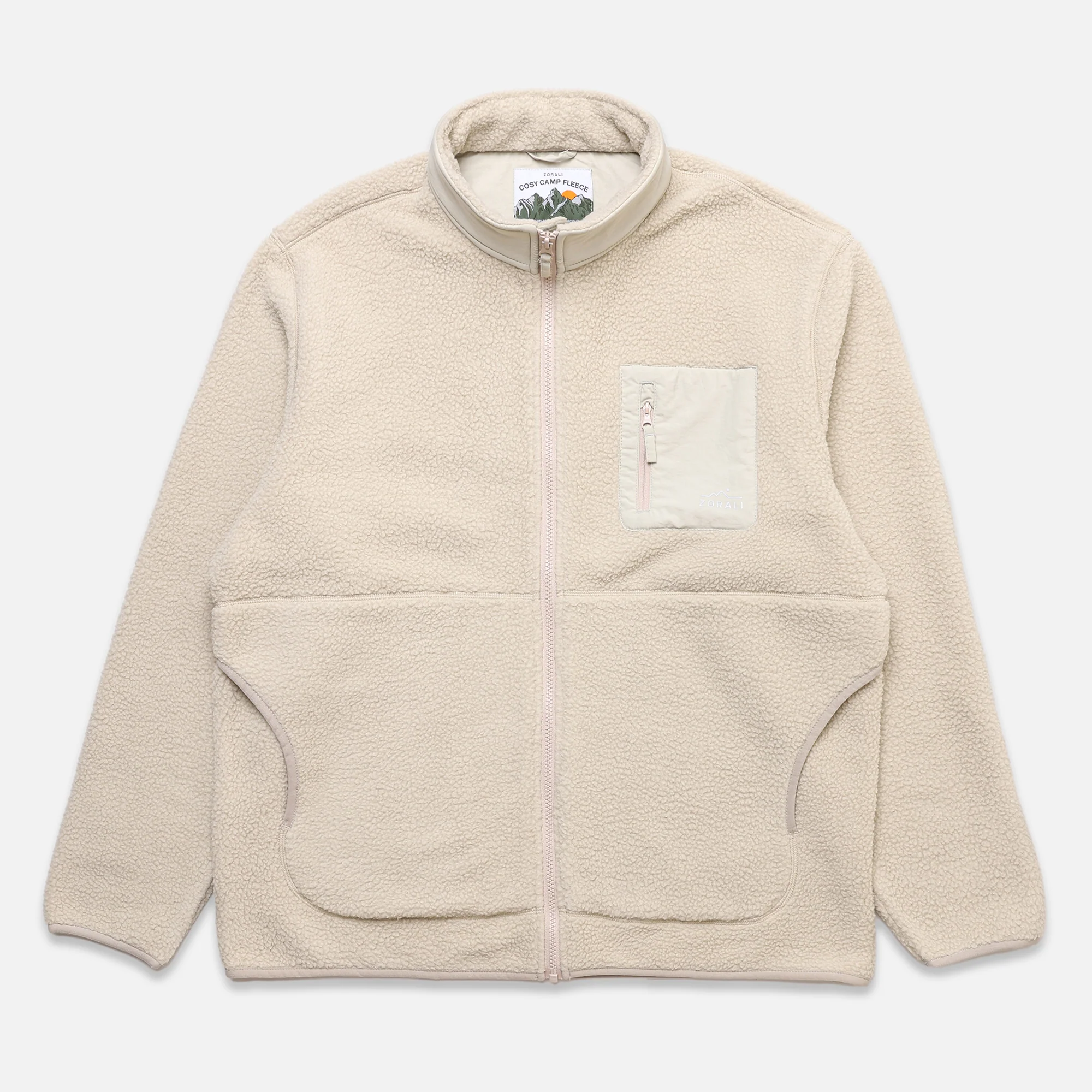 Mens Cosy Camp Fleece Oat